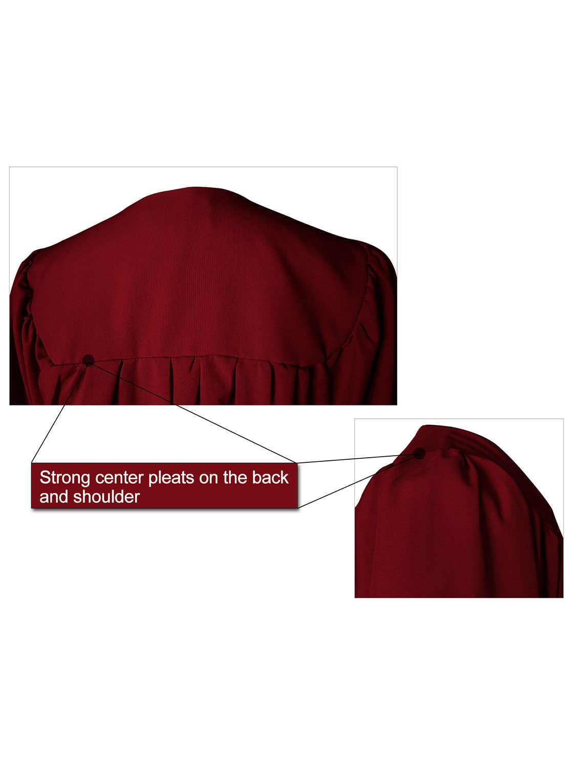 Matte High School Graduation Gown - 12 Colors Available