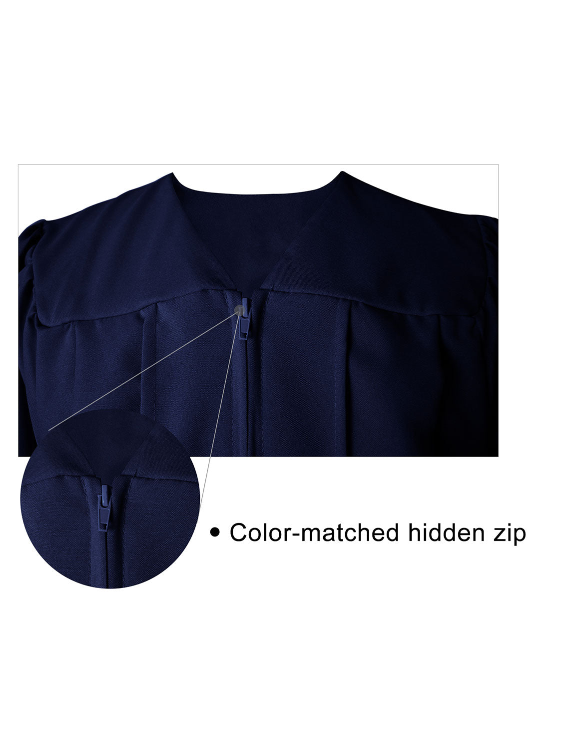 Matte High School Graduation Gown - 12 Colors Available