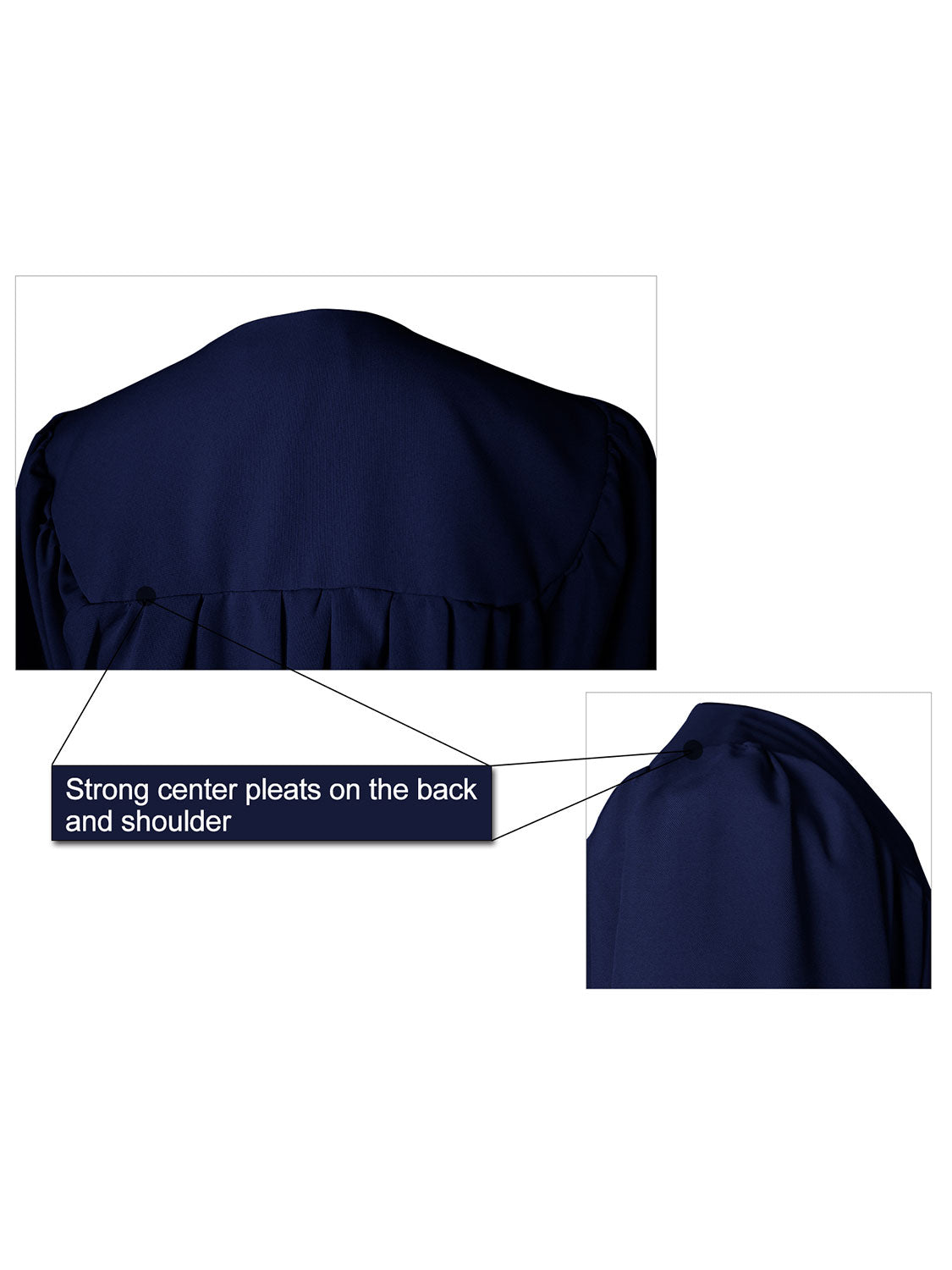 Matte High School Graduation Gown - 12 Colors Available