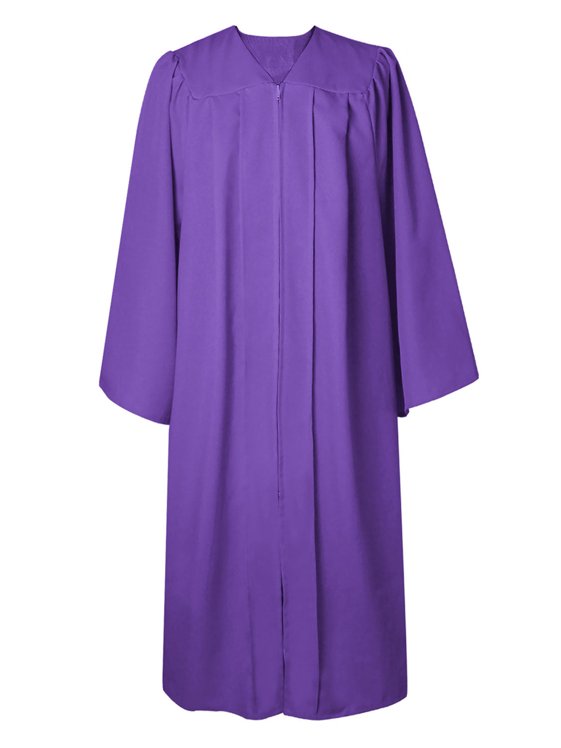 Unisex Matte Choir Robe for Church - 12 Colors Available