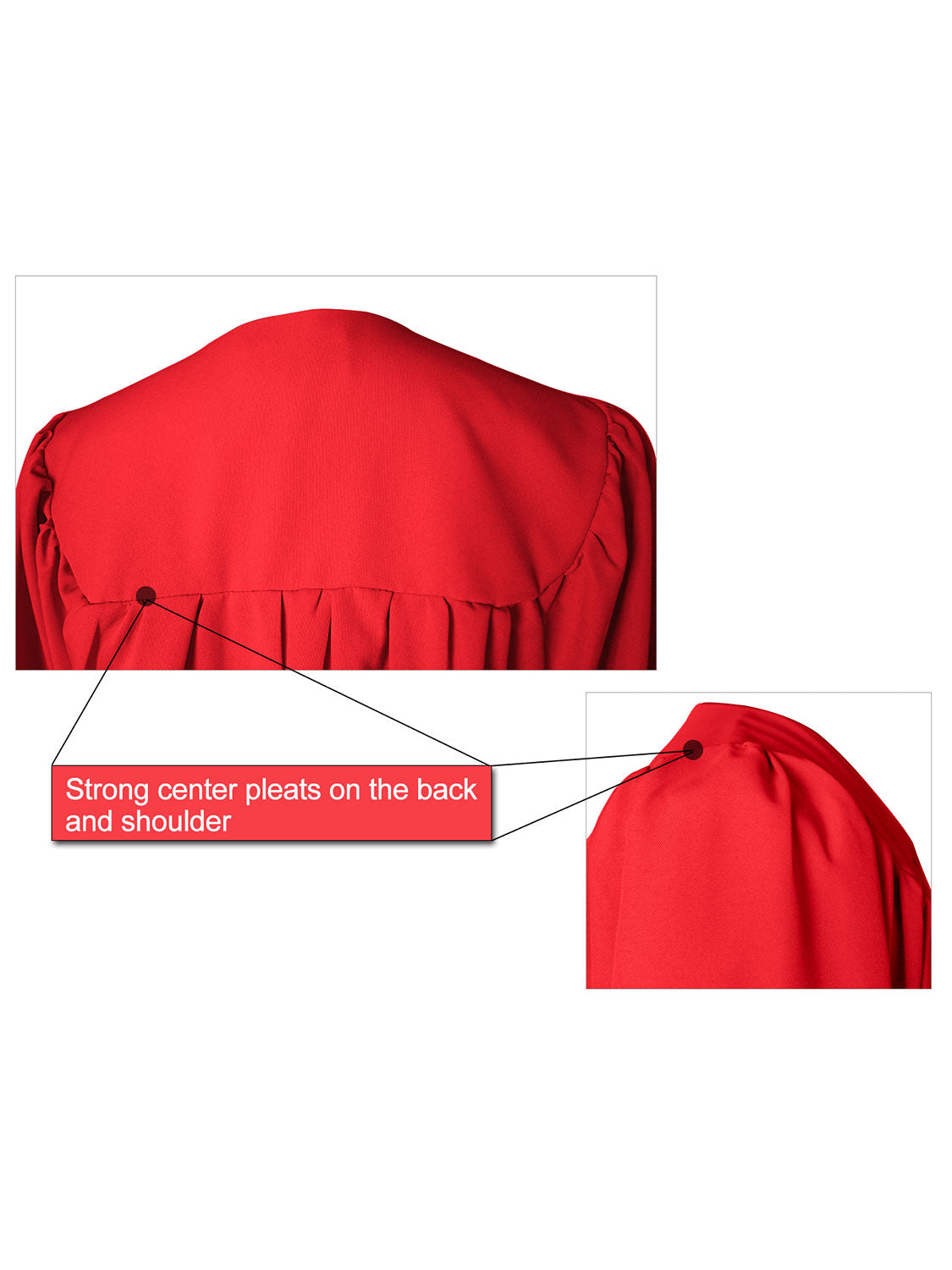 Matte High School Graduation Gown - 12 Colors Available