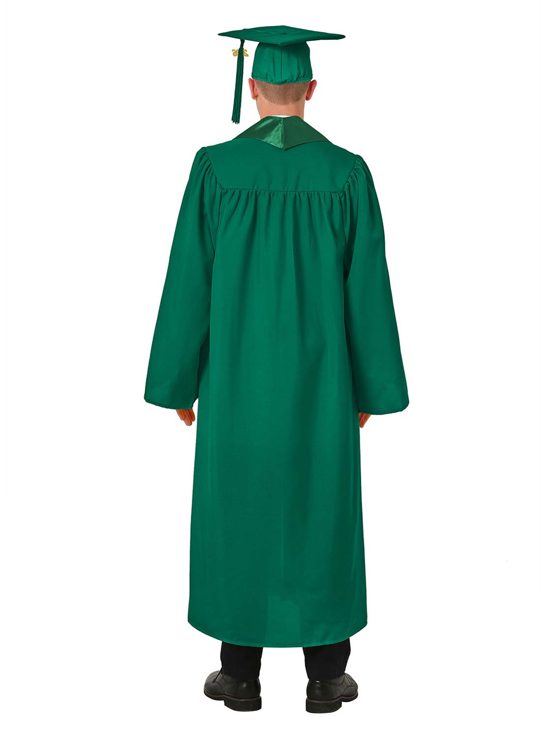 Matte High School Graduation Package (Cap, Gown, Stole and Diploma Cover)
