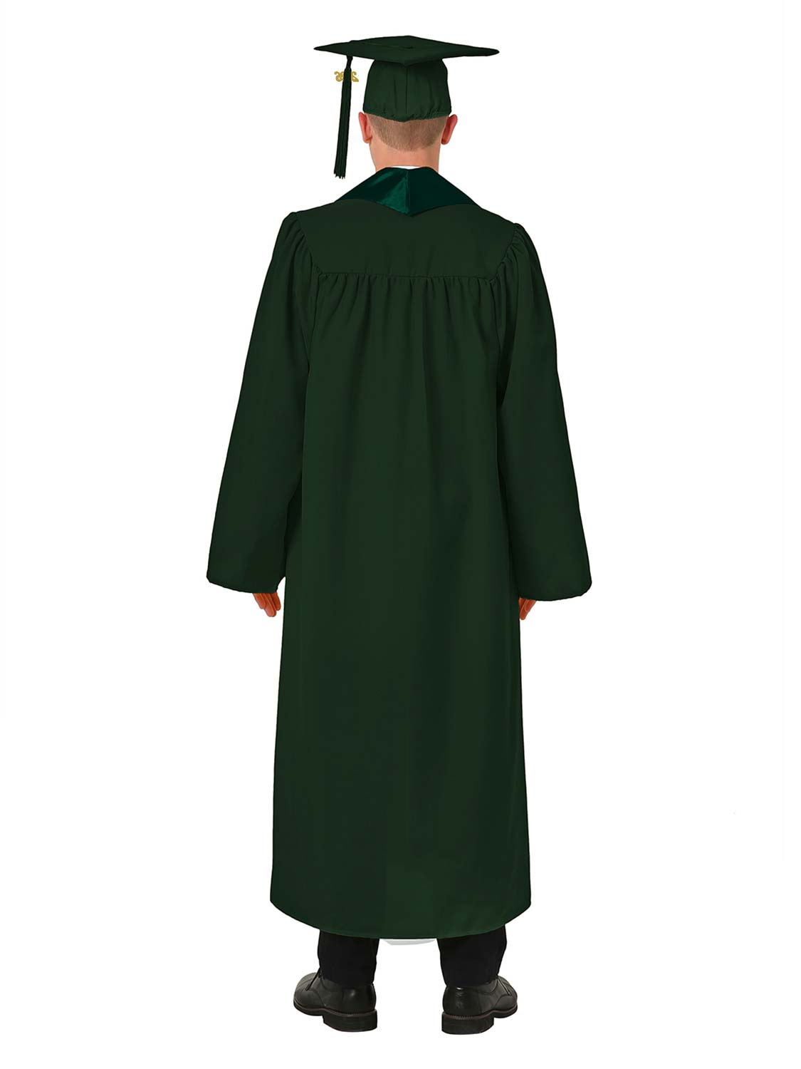 Matte High School Graduation Package (Cap, Gown, Stole and Diploma Cover)