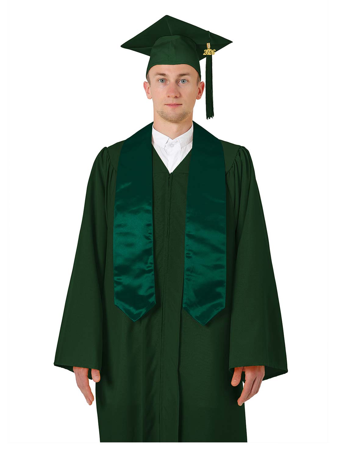 Matte High School Graduation Package (Cap, Gown, Stole and Diploma Cover)