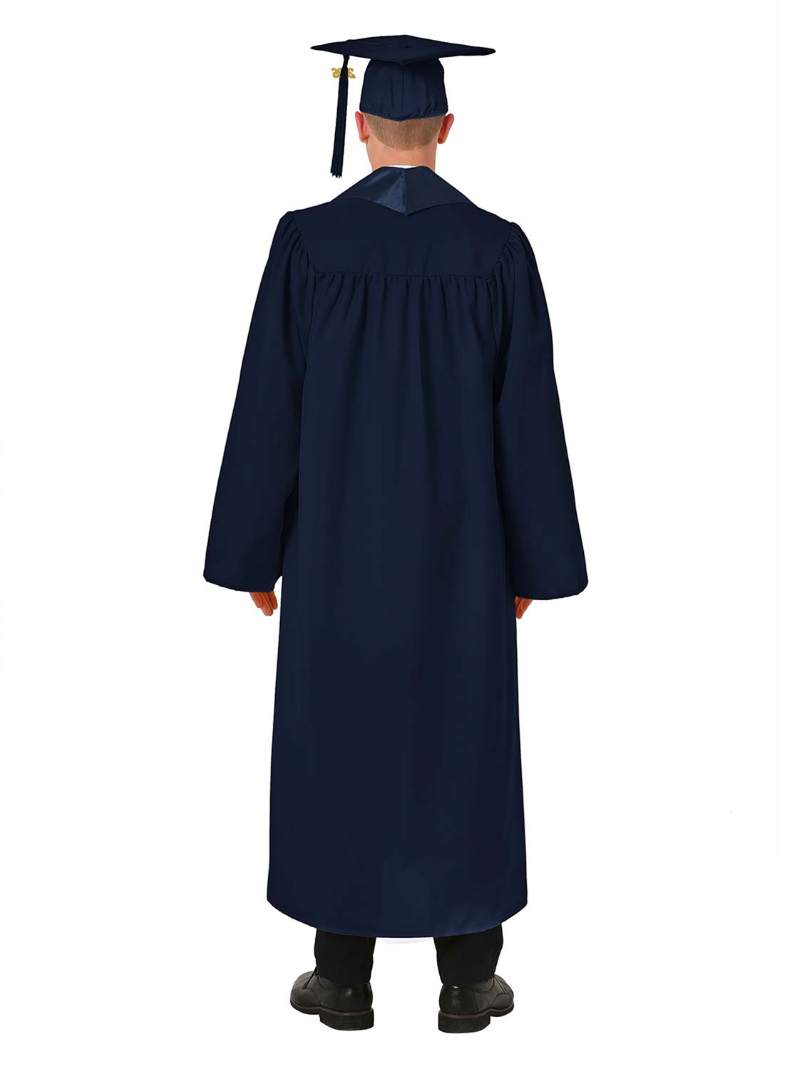 Matte High School Graduation Package (Cap, Gown, Stole and Diploma Cover)