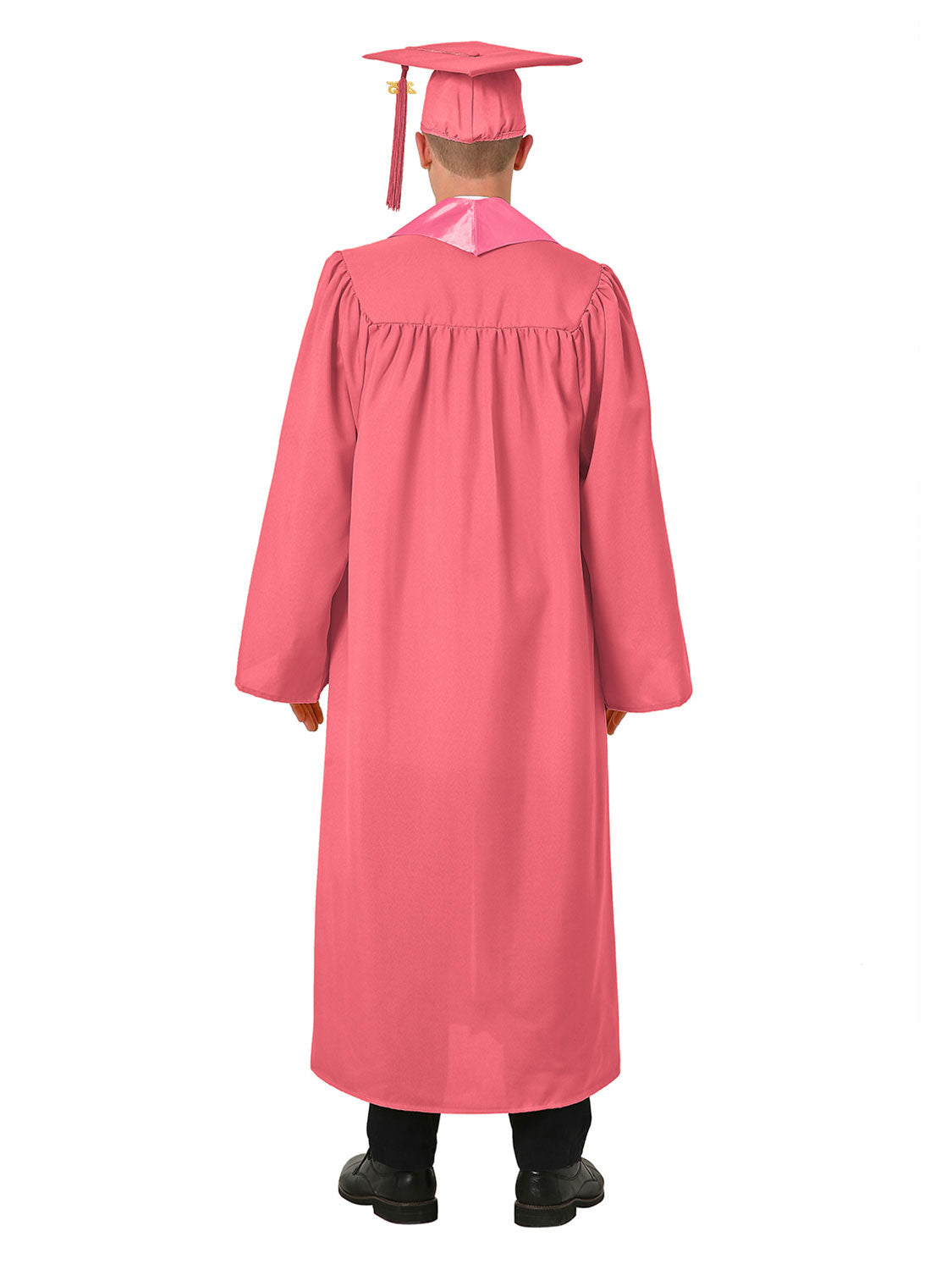 High School Cap, Gown and Stole Set with Diploma Cover, Certificate Paper, and Souvenirs - Multiple Colors Available