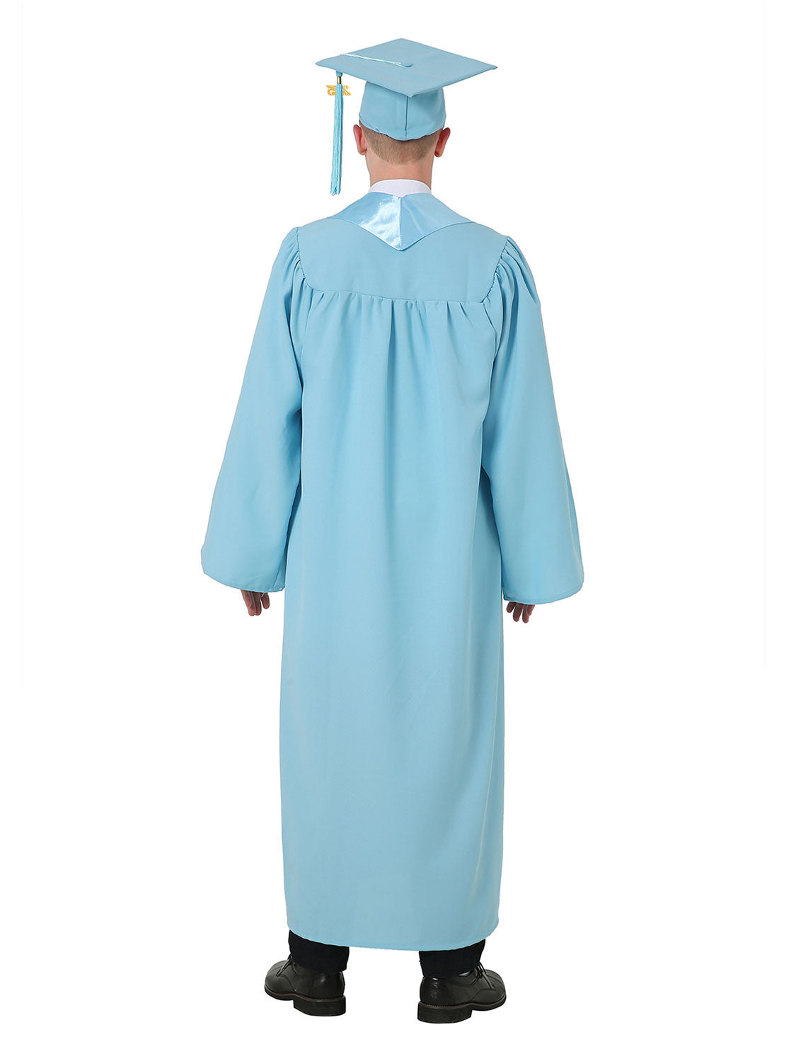 Matte High School Cap Gown and Stole Package