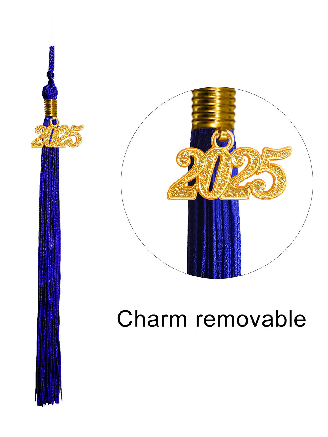 Shiny High School Graduation Cap and Gown Set - 12 Colors Available