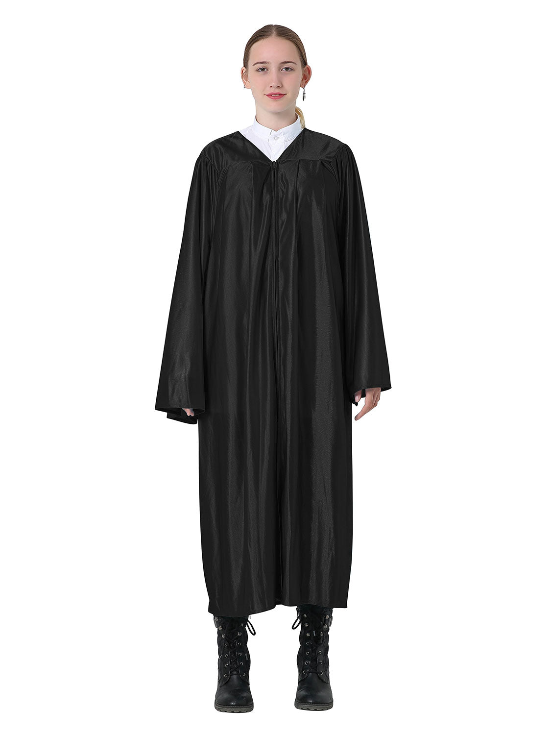 Unisex Shiny Choir Robe for Church - 12 Colors Available