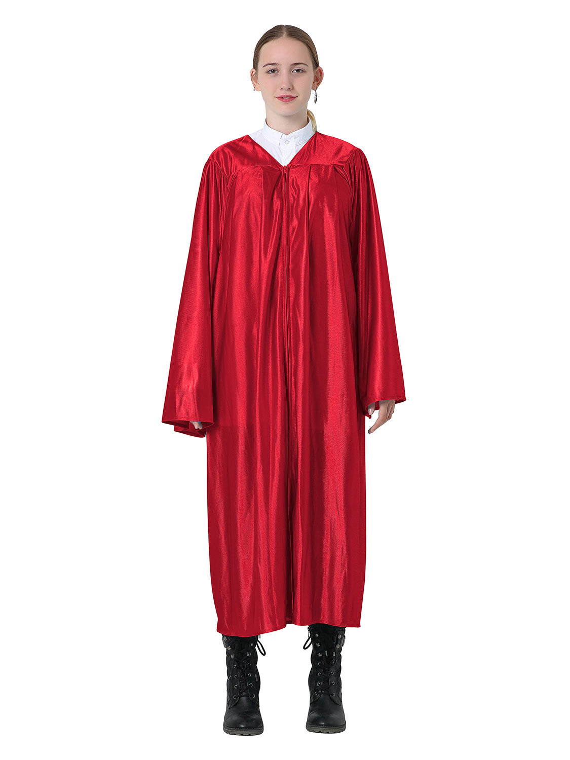 Unisex Shiny Choir Robe for Church - 12 Colors Available