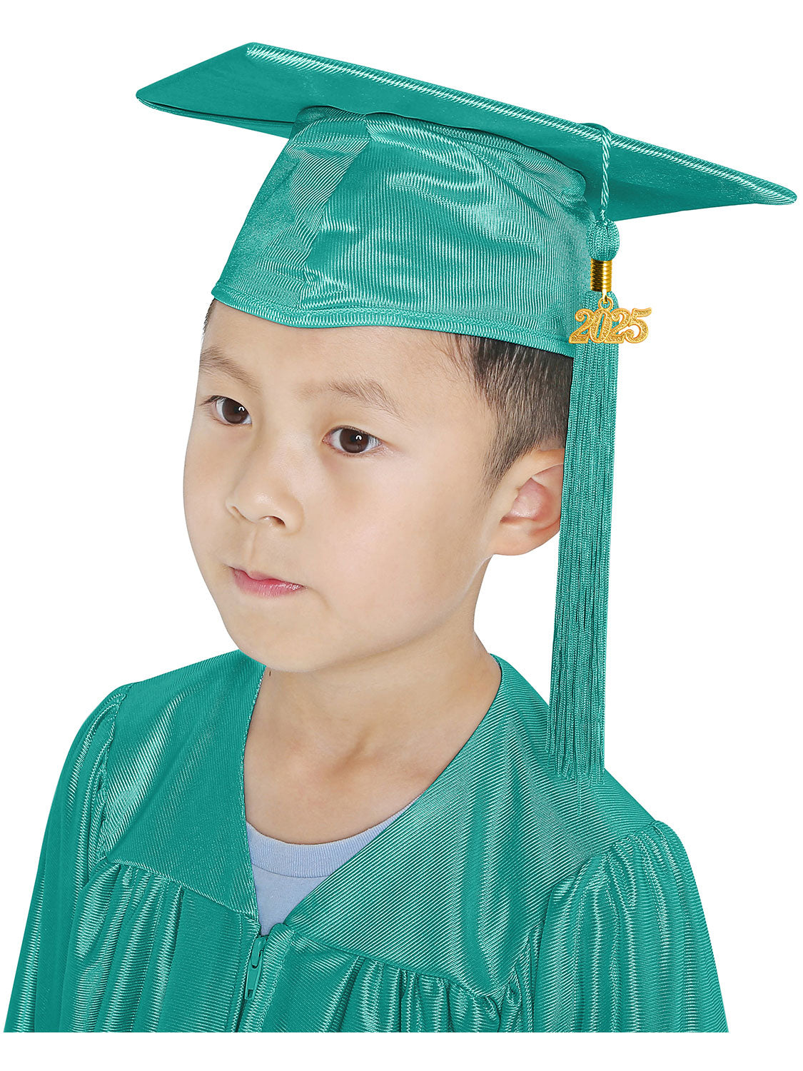 Shiny Kindergarten Cap and Gown Set - 12 Colors Available