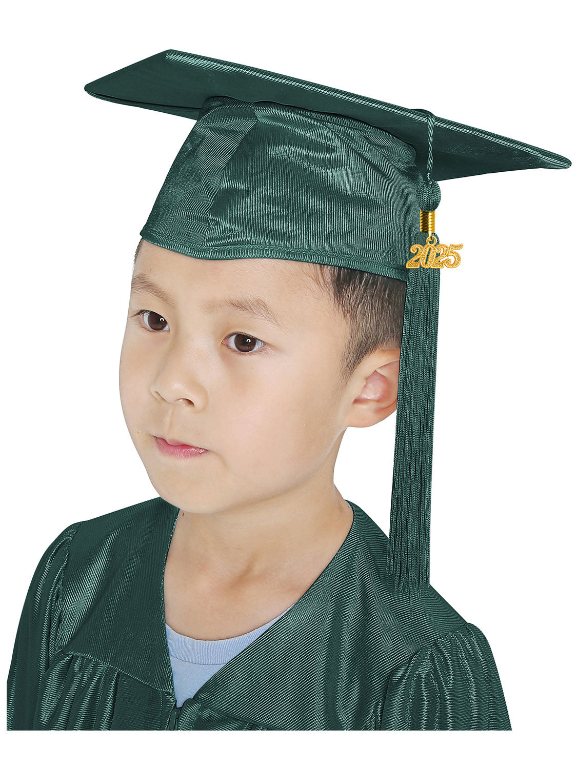 Shiny Kindergarten Cap and Gown Set - 12 Colors Available