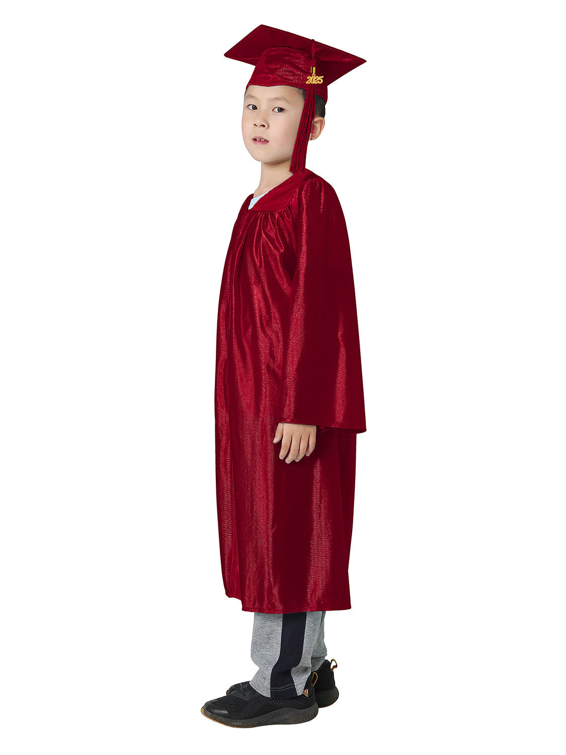 Shiny Kindergarten Cap and Gown Set - 12 Colors Available