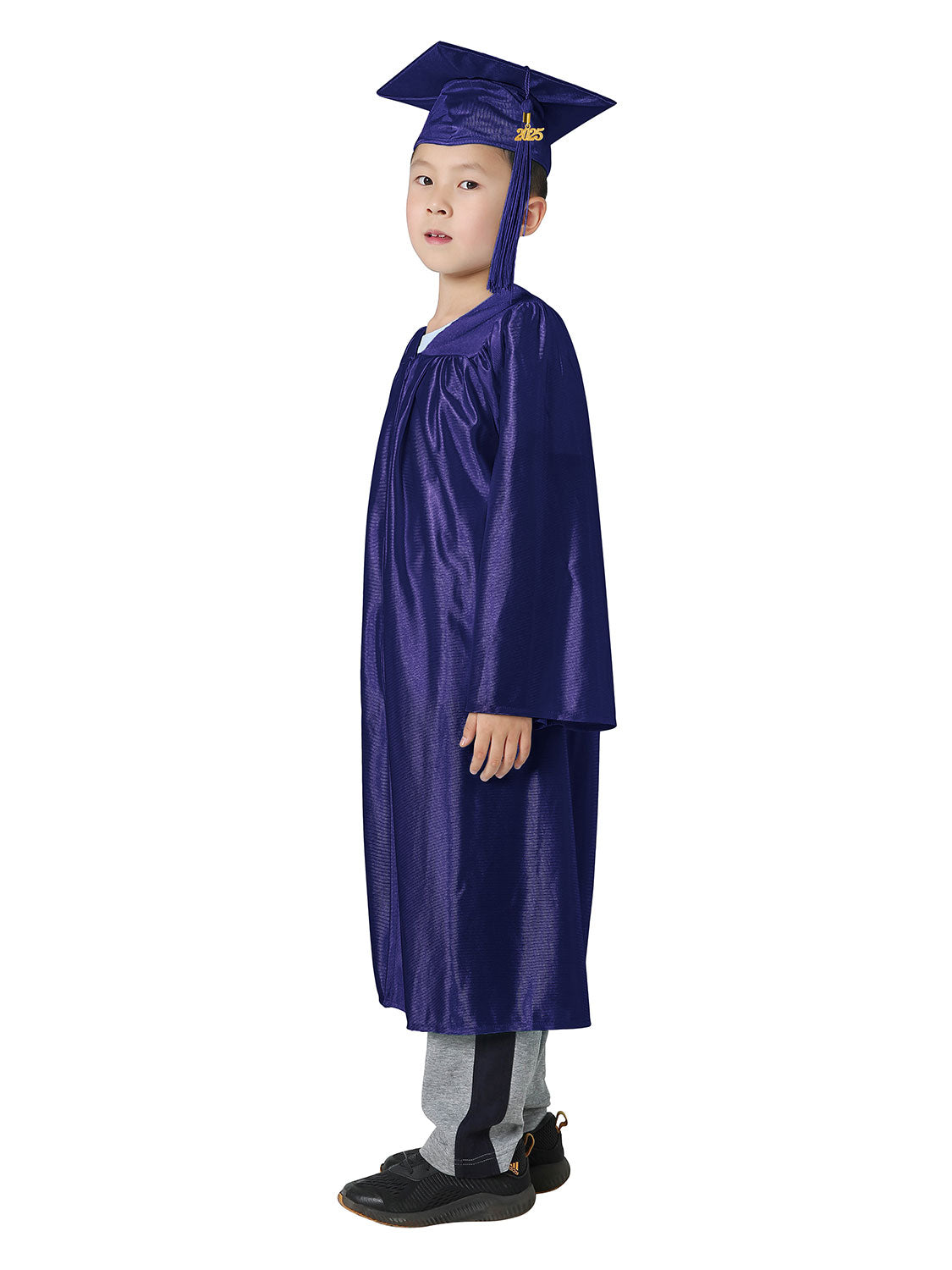 Shiny Kindergarten Cap and Gown Set - 12 Colors Available