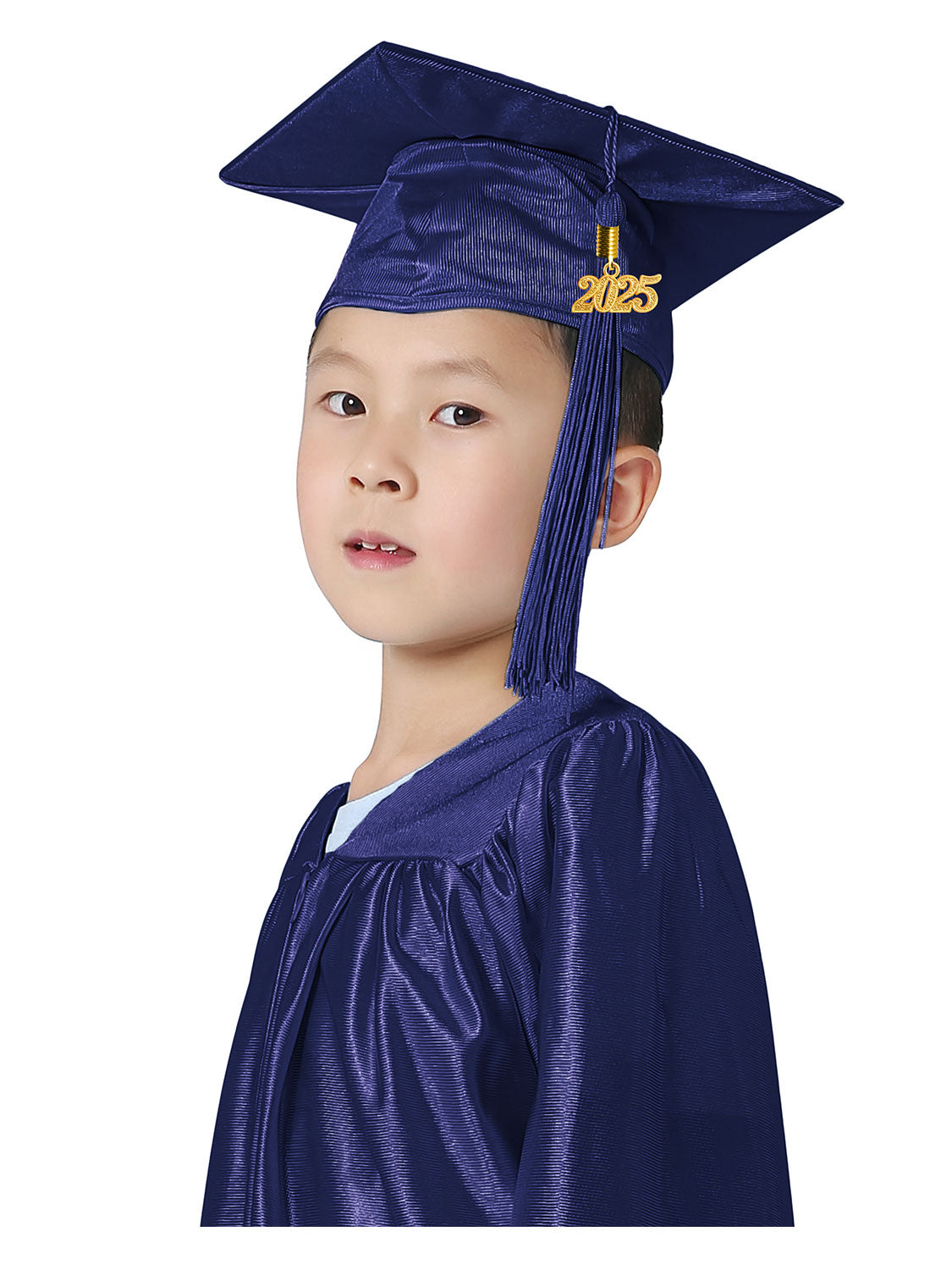 Shiny Kindergarten Cap and Gown Set - 12 Colors Available