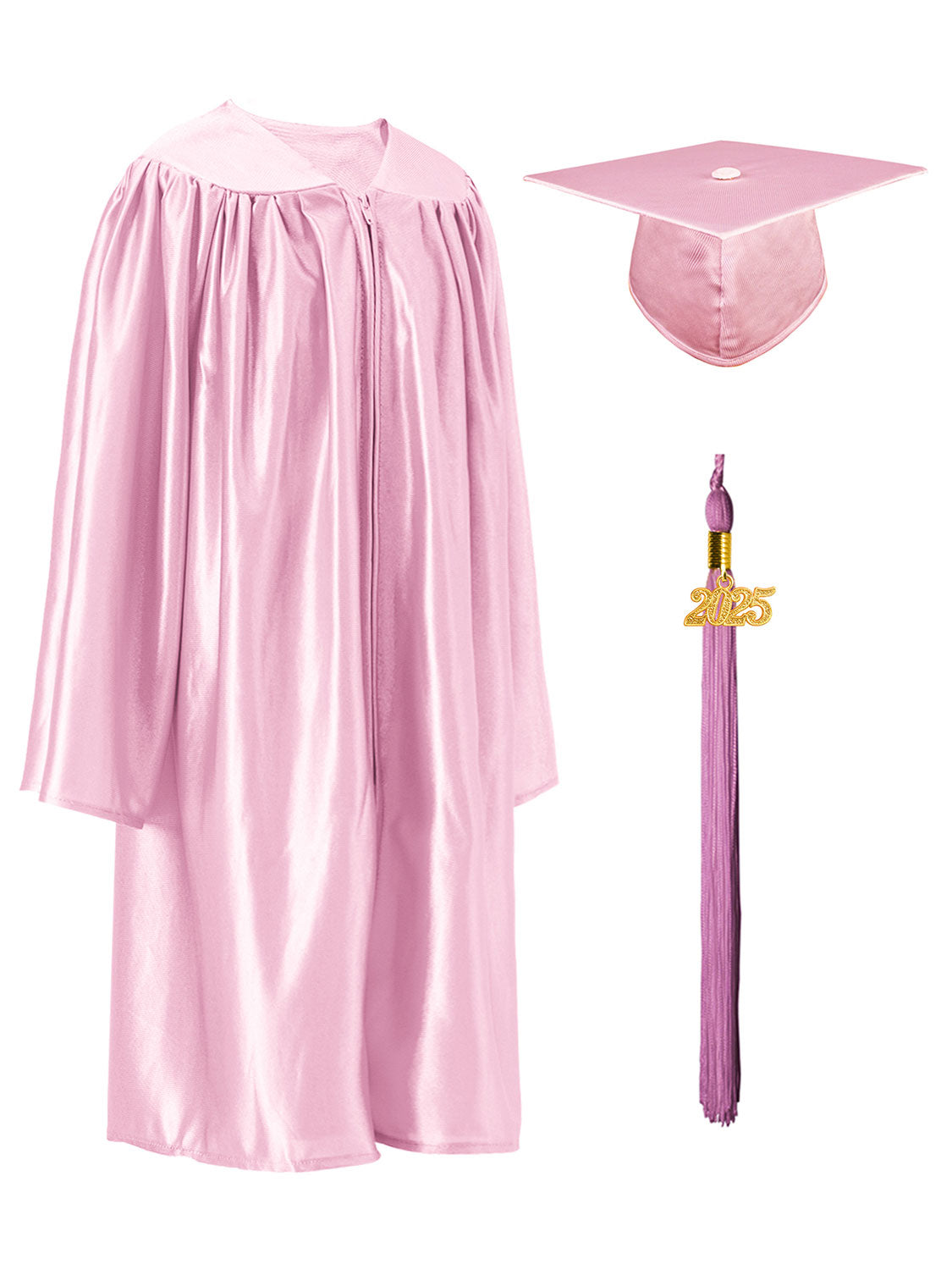 Shiny Kindergarten Cap and Gown Set - 12 Colors Available