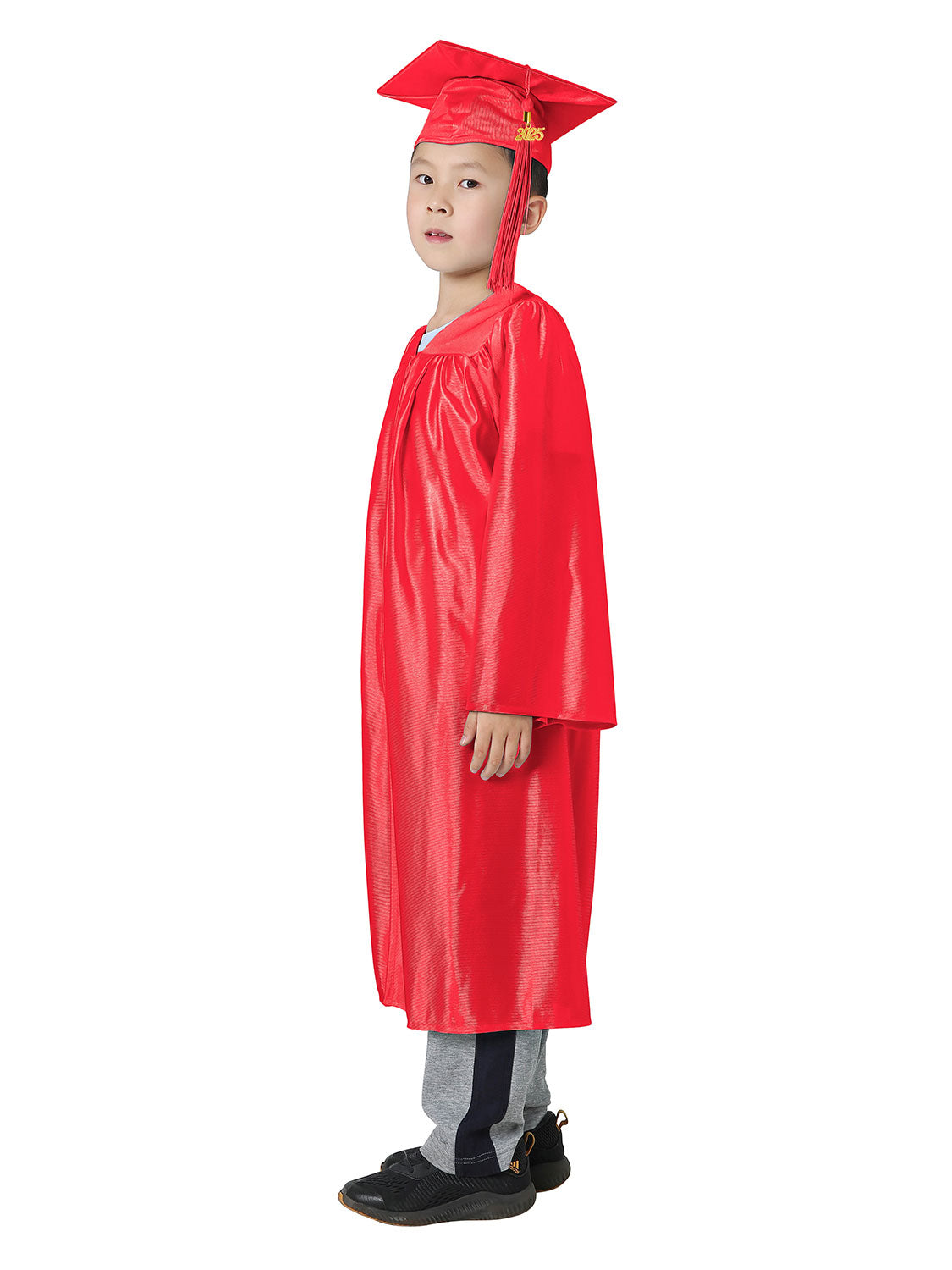 Shiny Kindergarten Cap and Gown Set - 12 Colors Available