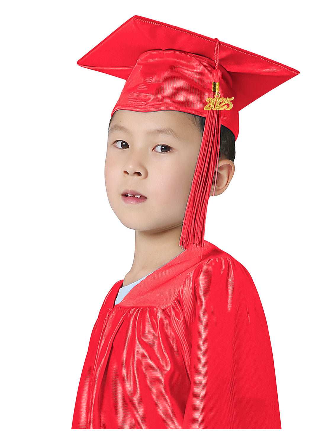 Shiny Kindergarten Cap and Gown Set - 12 Colors Available