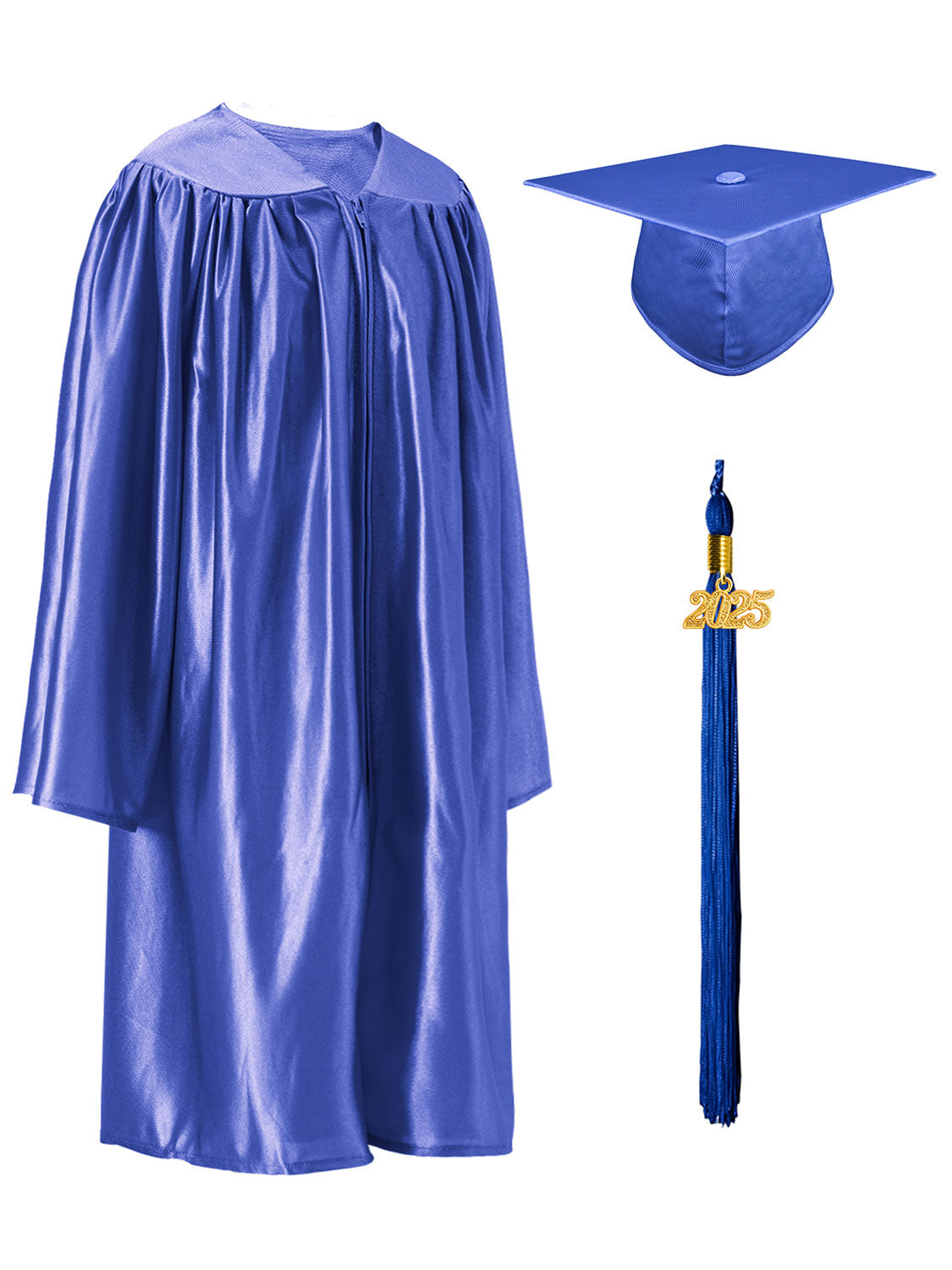 Shiny Kindergarten Cap and Gown Set - 12 Colors Available