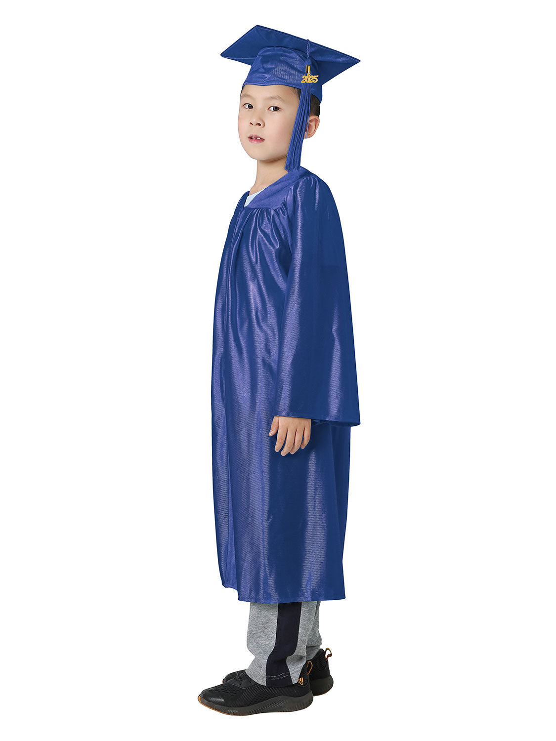 Shiny Kindergarten Cap and Gown Set - 12 Colors Available