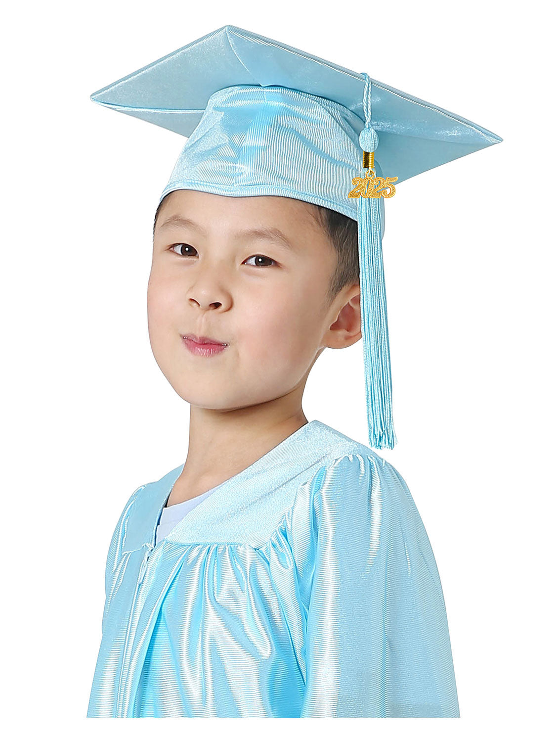 Shiny Kindergarten Cap and Gown Set - 12 Colors Available