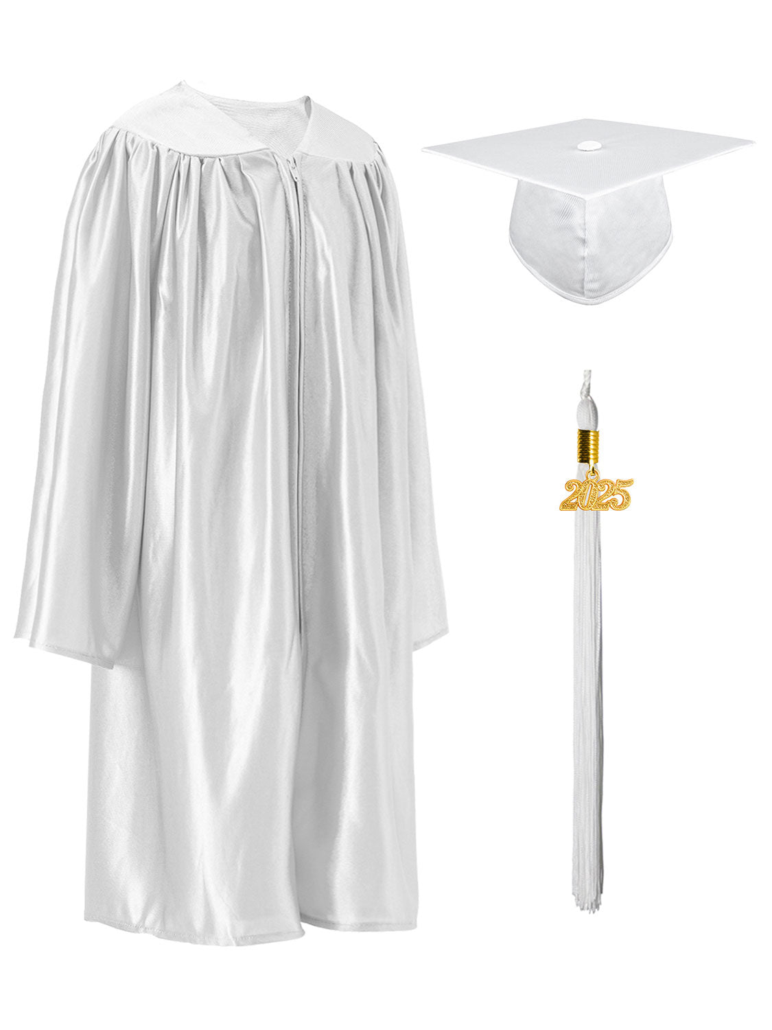 Shiny Kindergarten Cap and Gown Set - 12 Colors Available