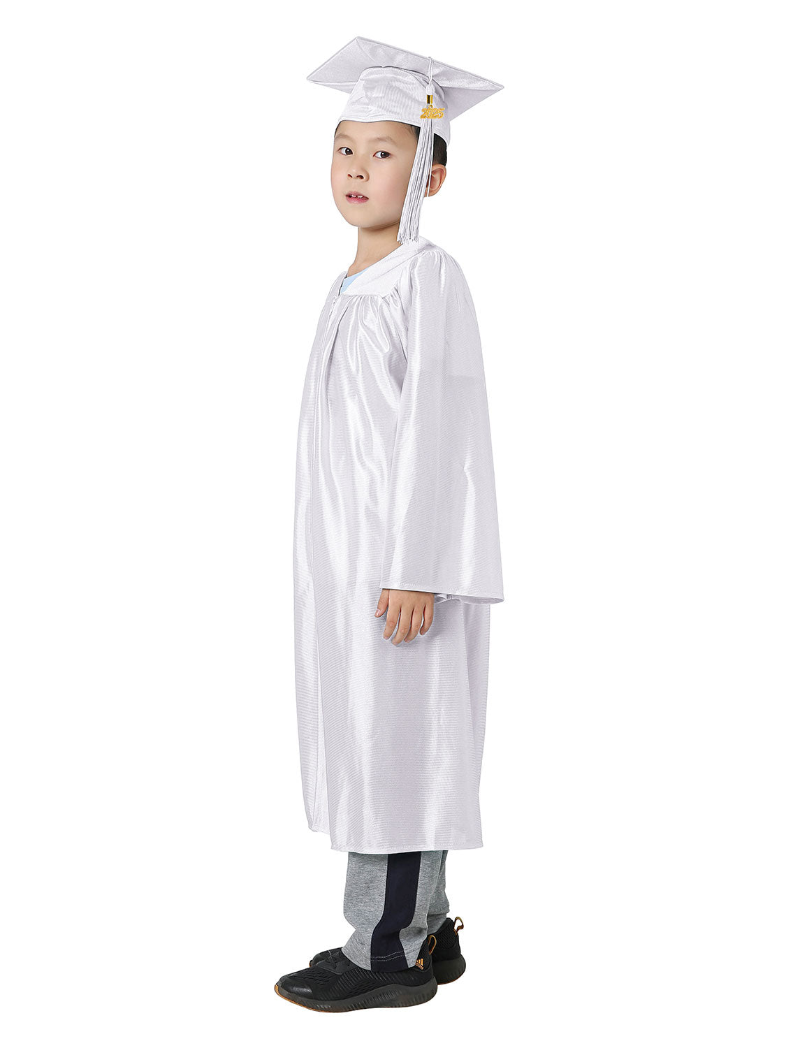 Shiny Kindergarten Cap and Gown Set - 12 Colors Available