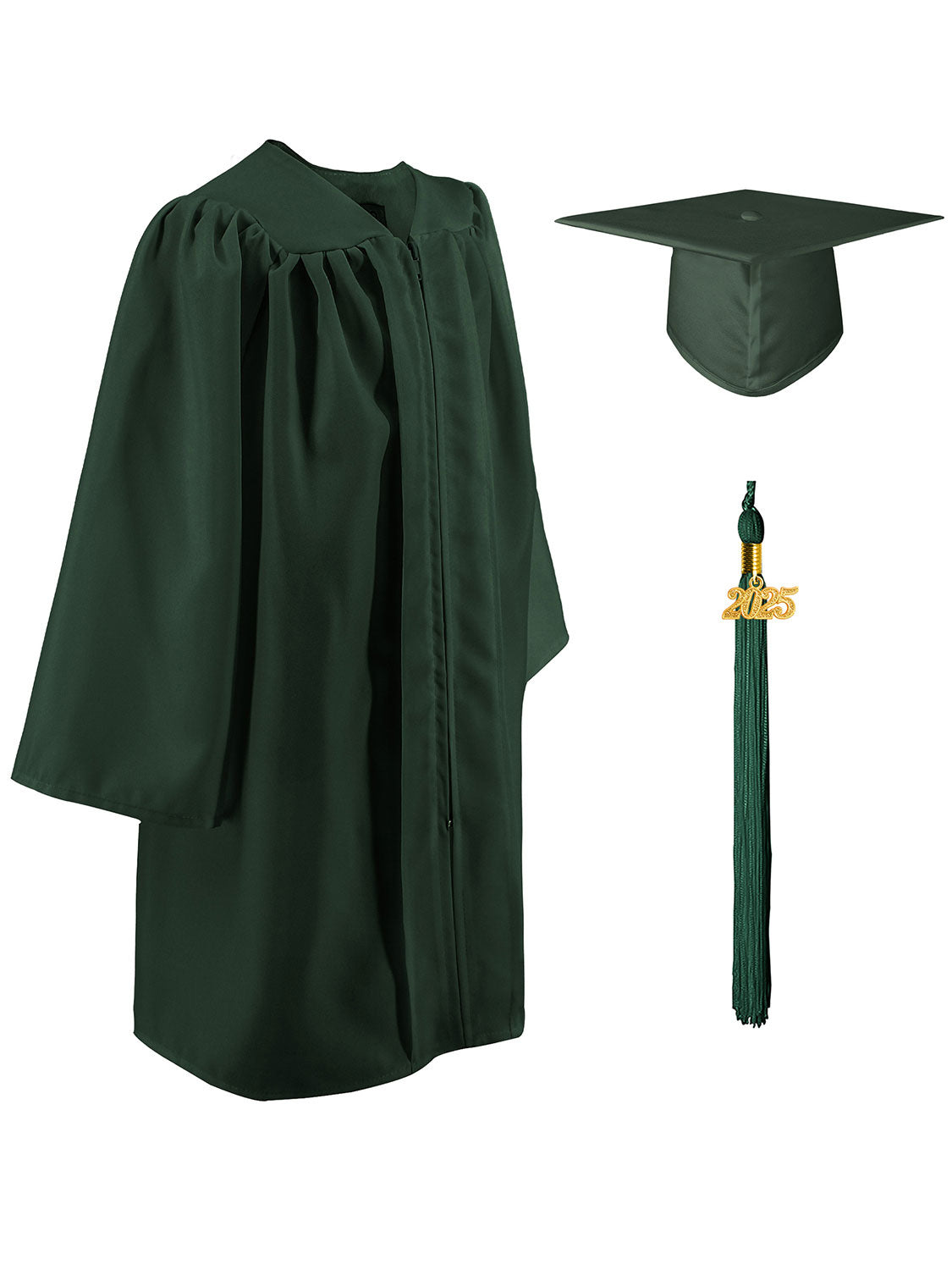 Matte Kindergarten Cap and Gown Set - 10 Colors Available