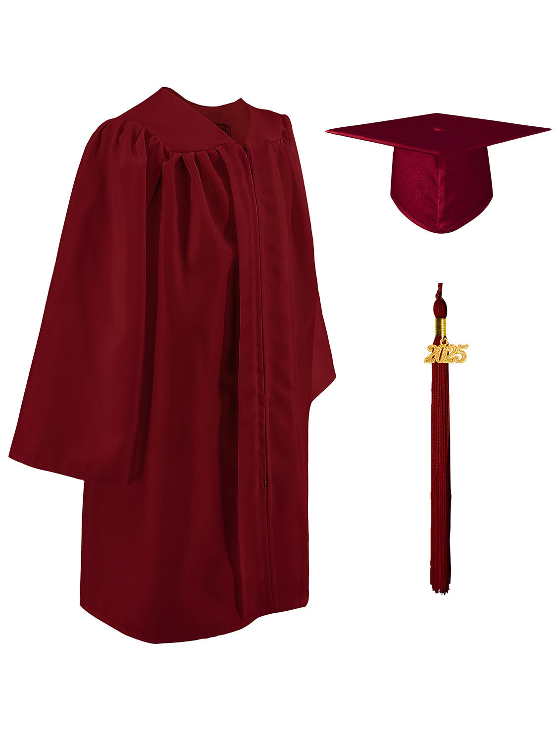 Matte Kindergarten Cap and Gown Set - 10 Colors Available