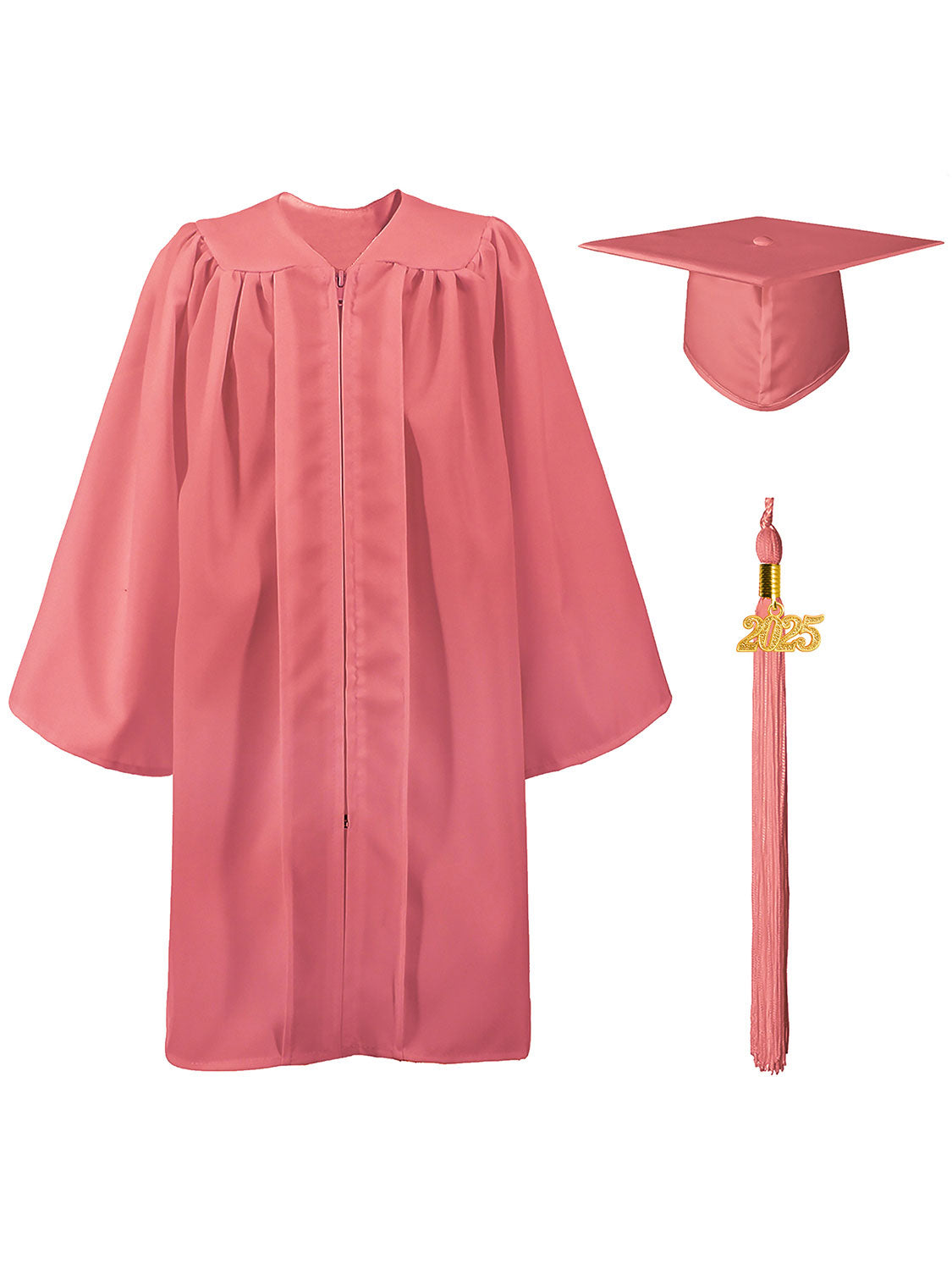 Matte Kindergarten Cap and Gown Set - 10 Colors Available