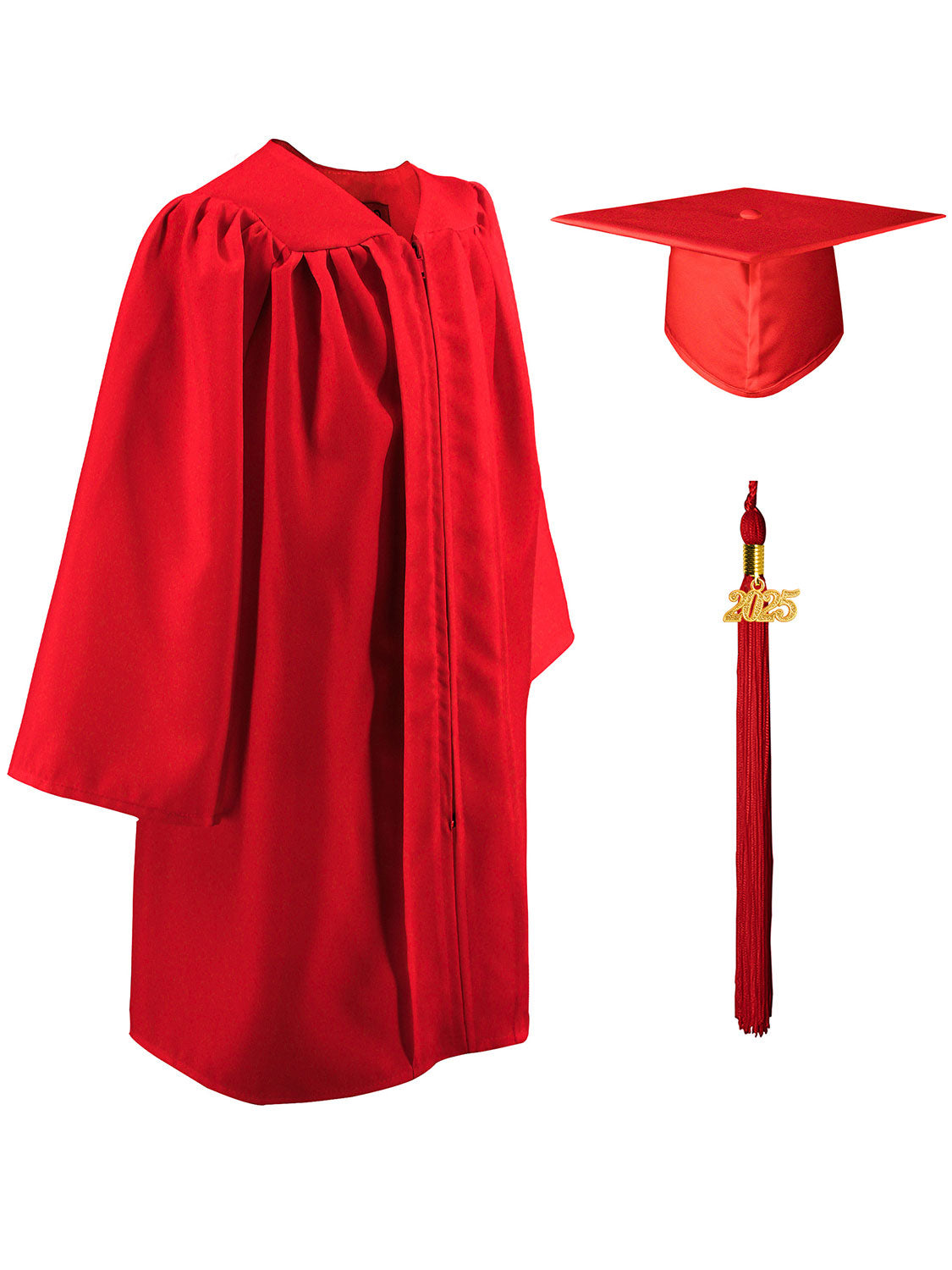 Matte Kindergarten Cap and Gown Set - 10 Colors Available