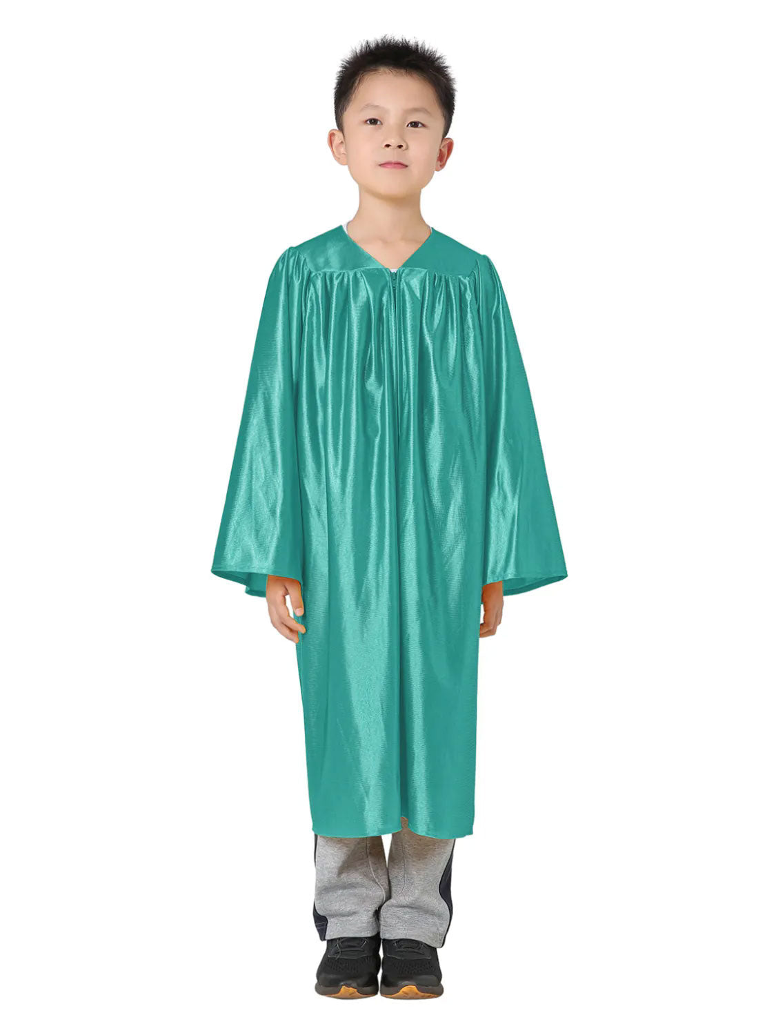 Shiny Children Choir Robe - 12 Colors Available