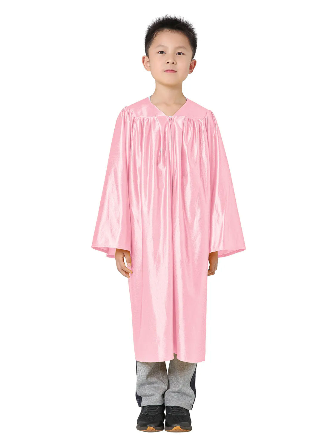 Shiny Children Choir Robe - 12 Colors Available