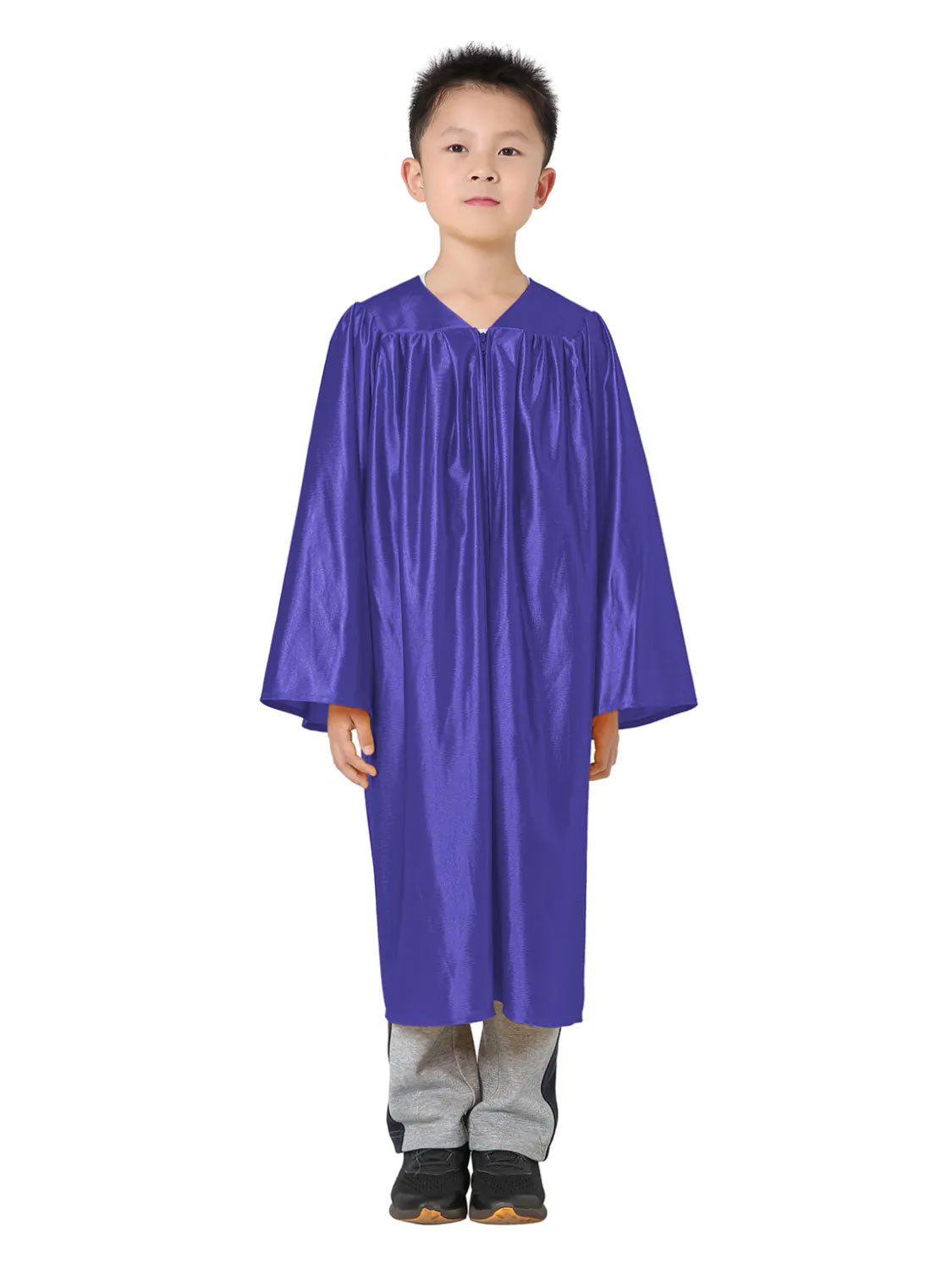 Shiny Children Choir Robe - 12 Colors Available