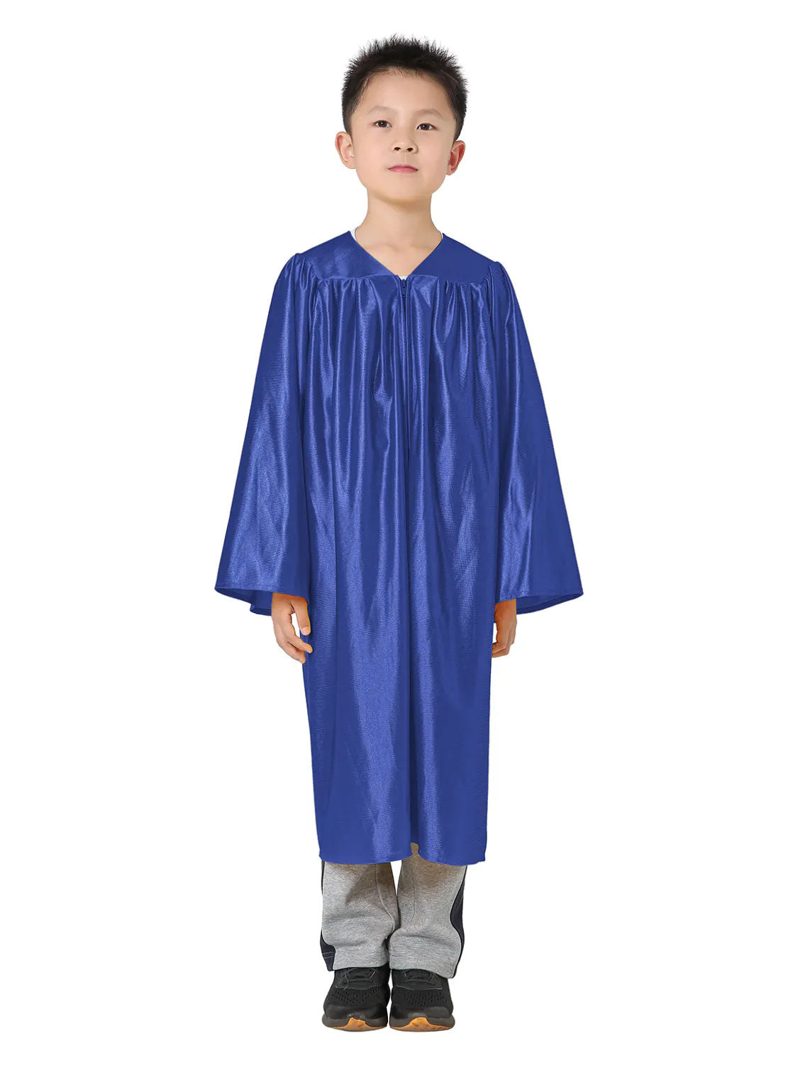 Shiny Children Choir Robe - 12 Colors Available