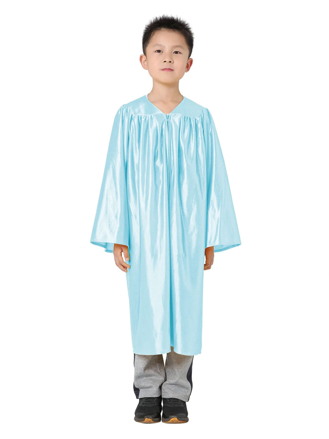 Shiny Children Choir Robe - 12 Colors Available