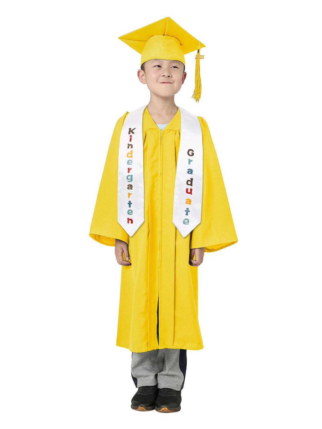 Preschool/Kindergarten Graduation Matte Package (Cap, Gown and Stole)