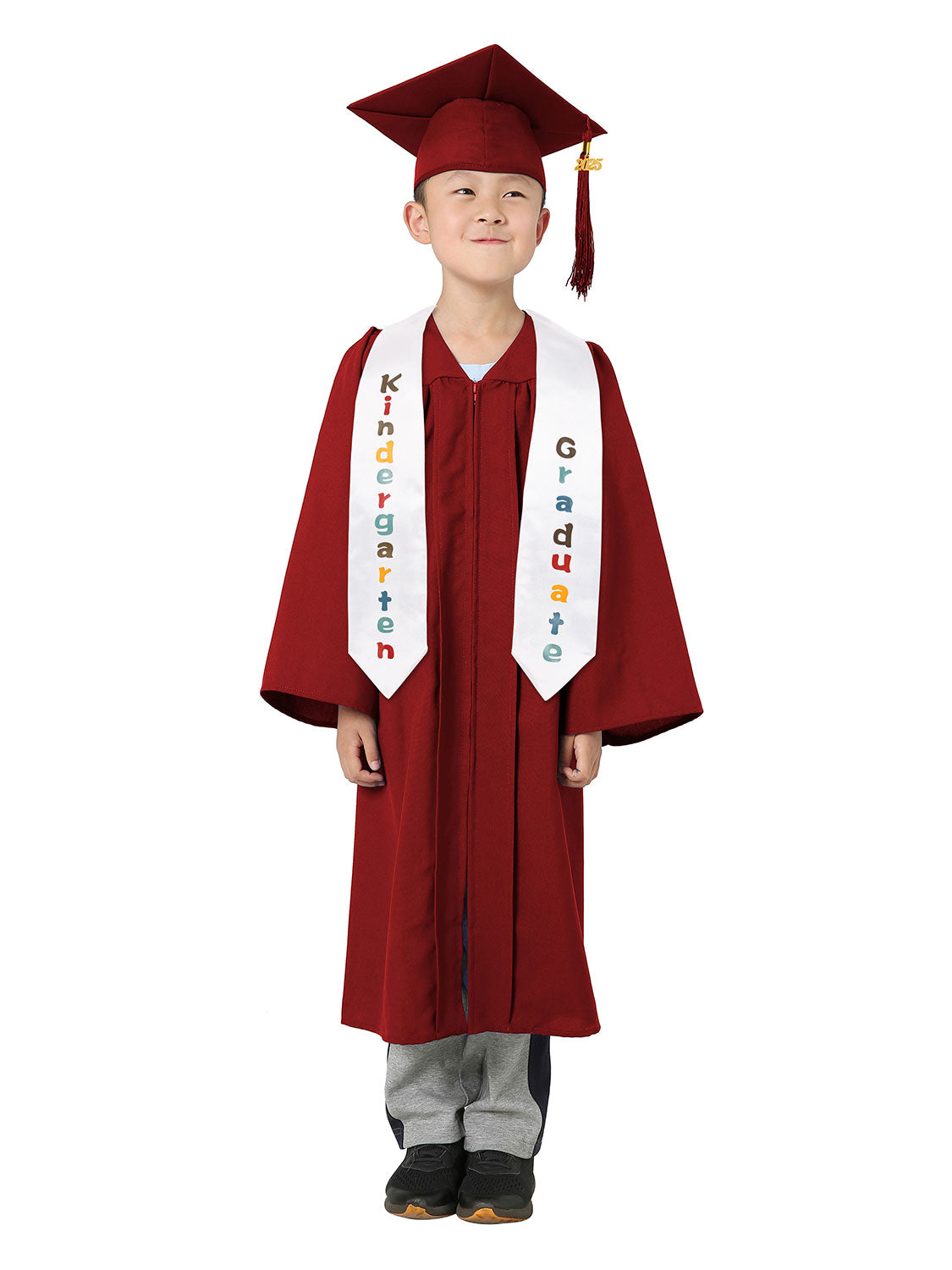 Preschool/Kindergarten Graduation Matte Package (Cap, Gown and Stole)