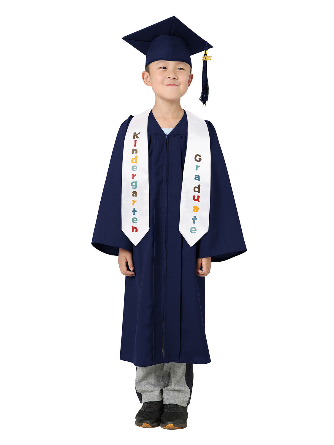 Preschool/Kindergarten Graduation Matte Package (Cap, Gown and Stole)