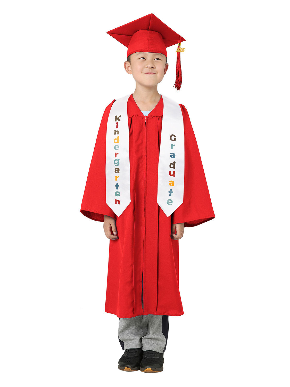 Preschool/Kindergarten Graduation Matte Package (Cap, Gown and Stole)