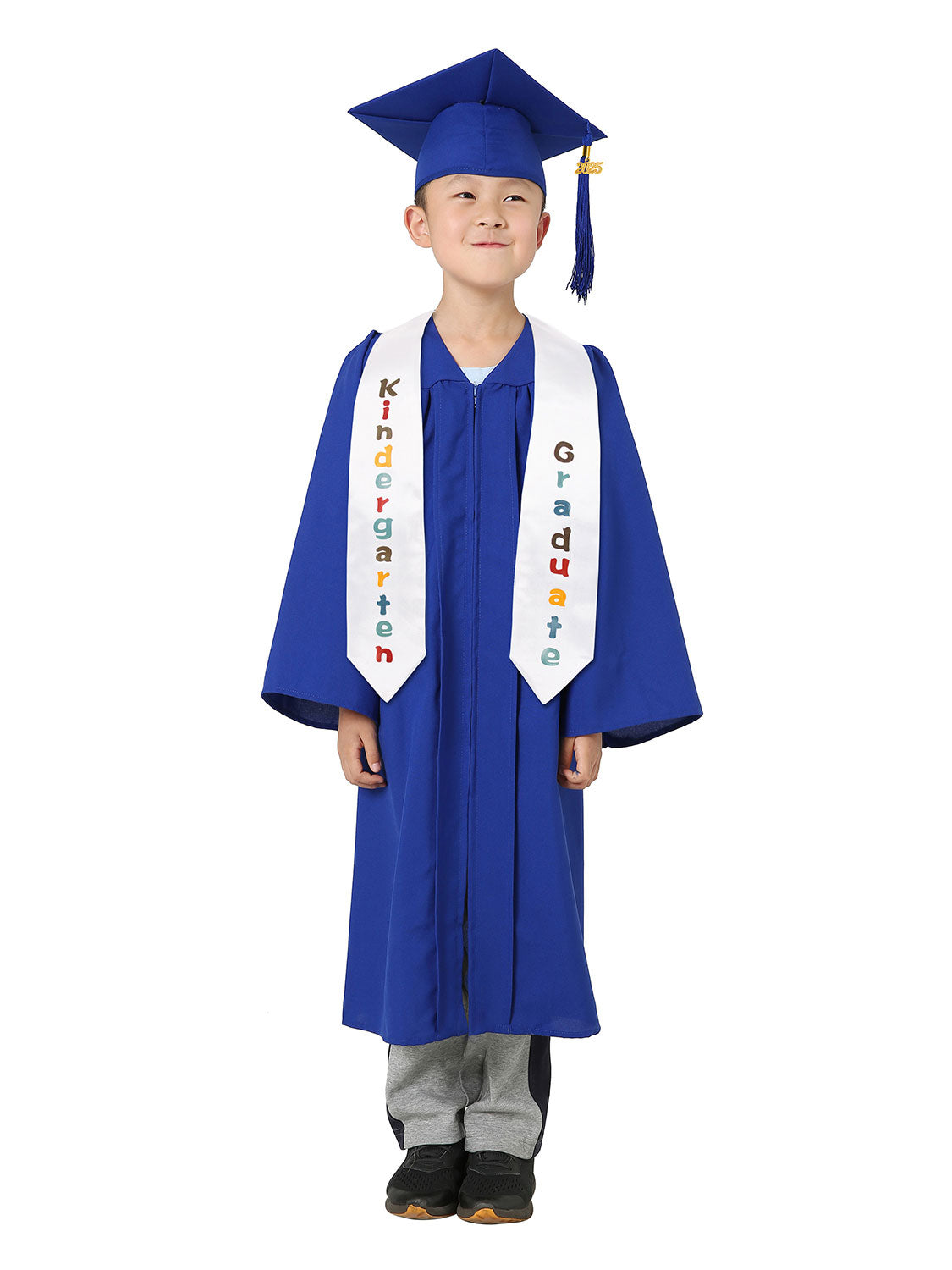 Preschool/Kindergarten Graduation Matte Package (Cap, Gown and Stole)