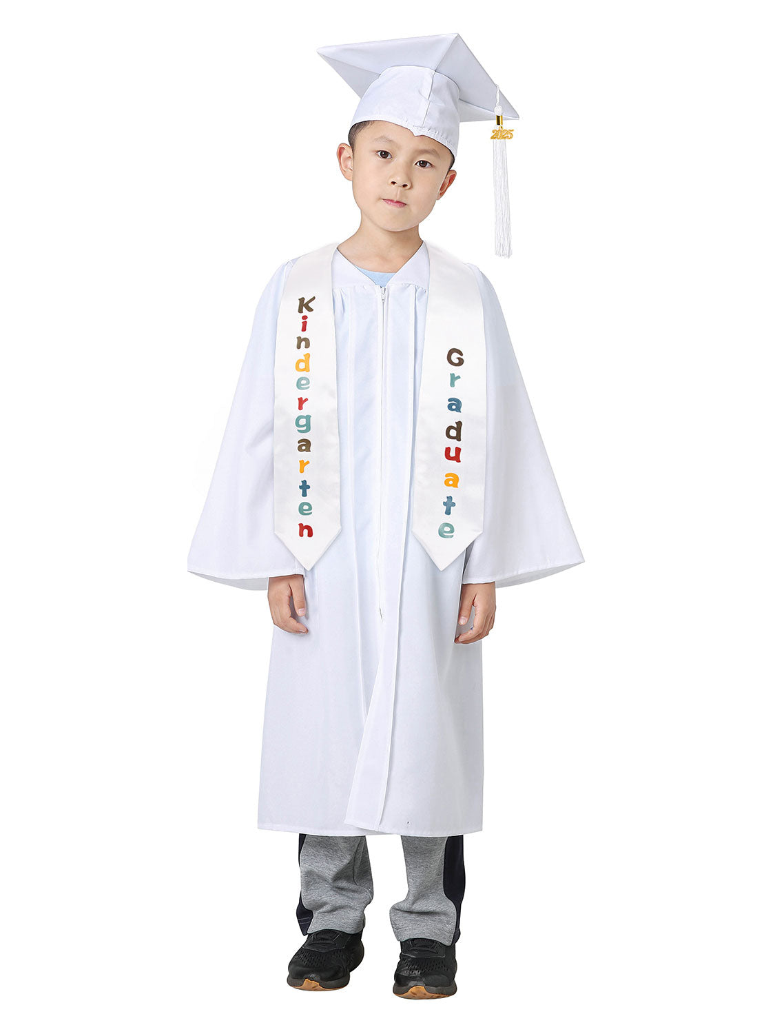 Preschool/Kindergarten Graduation Matte Package (Cap, Gown and Stole)