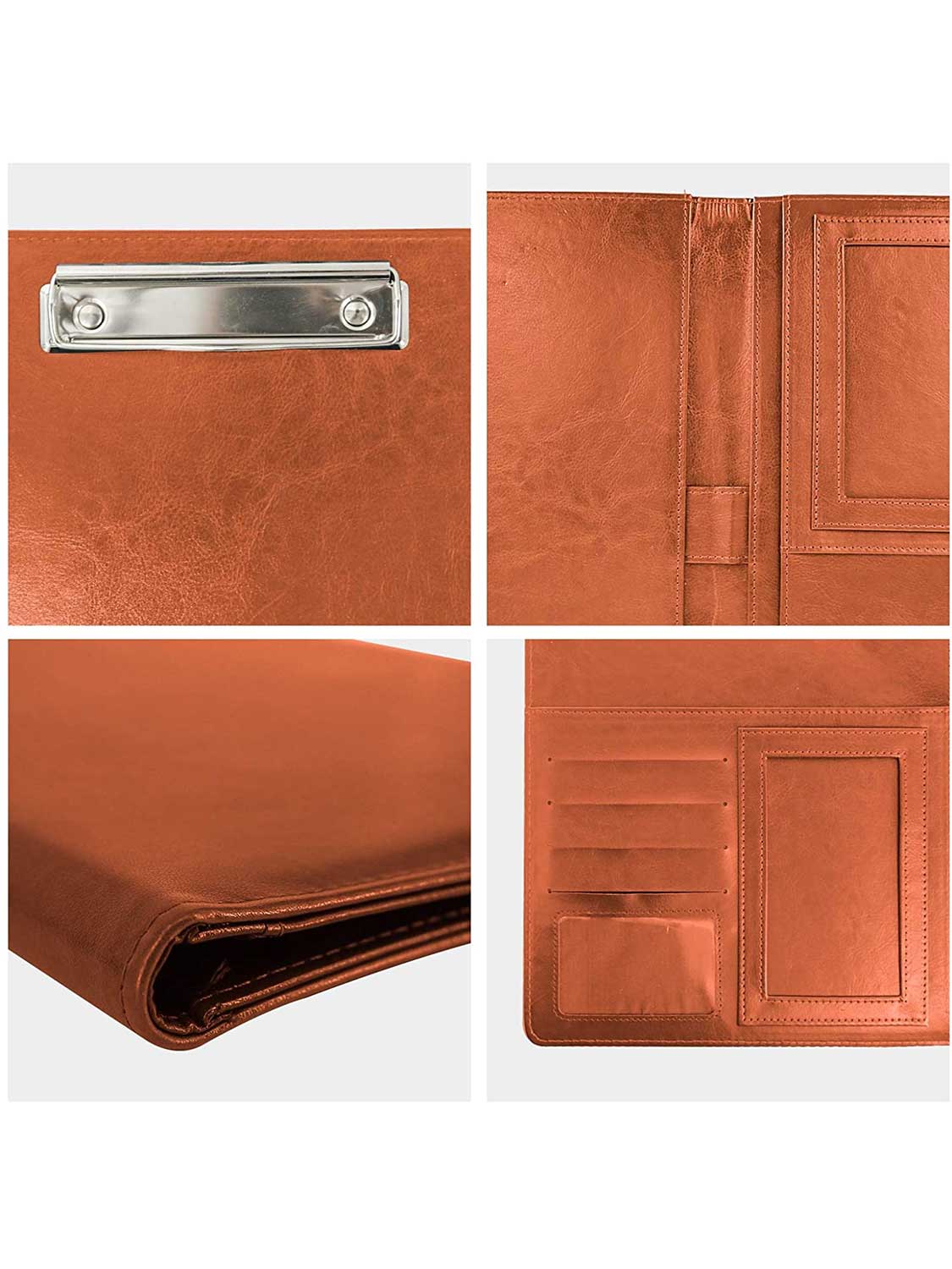 Leather Business Padfolio Notebook - 3 Colors Available