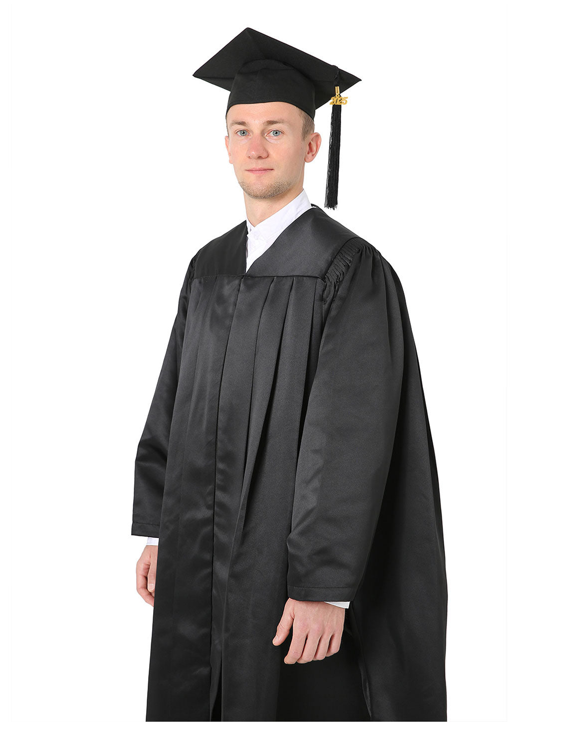 Deluxe Master's Degree Cap and Gown Set