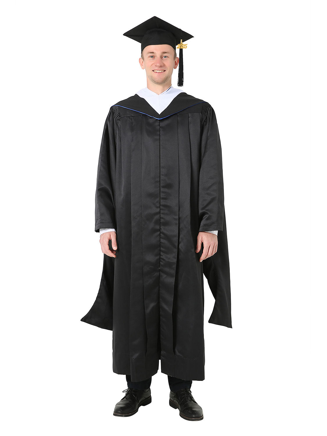 Deluxe Masters Cap Gown Hood Set