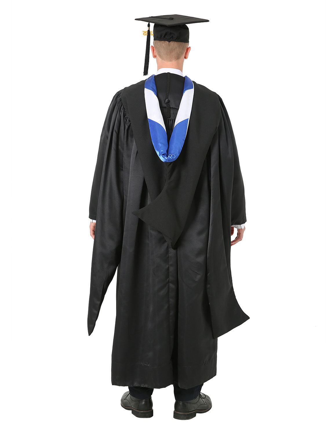 Deluxe Masters Cap Gown Hood Set