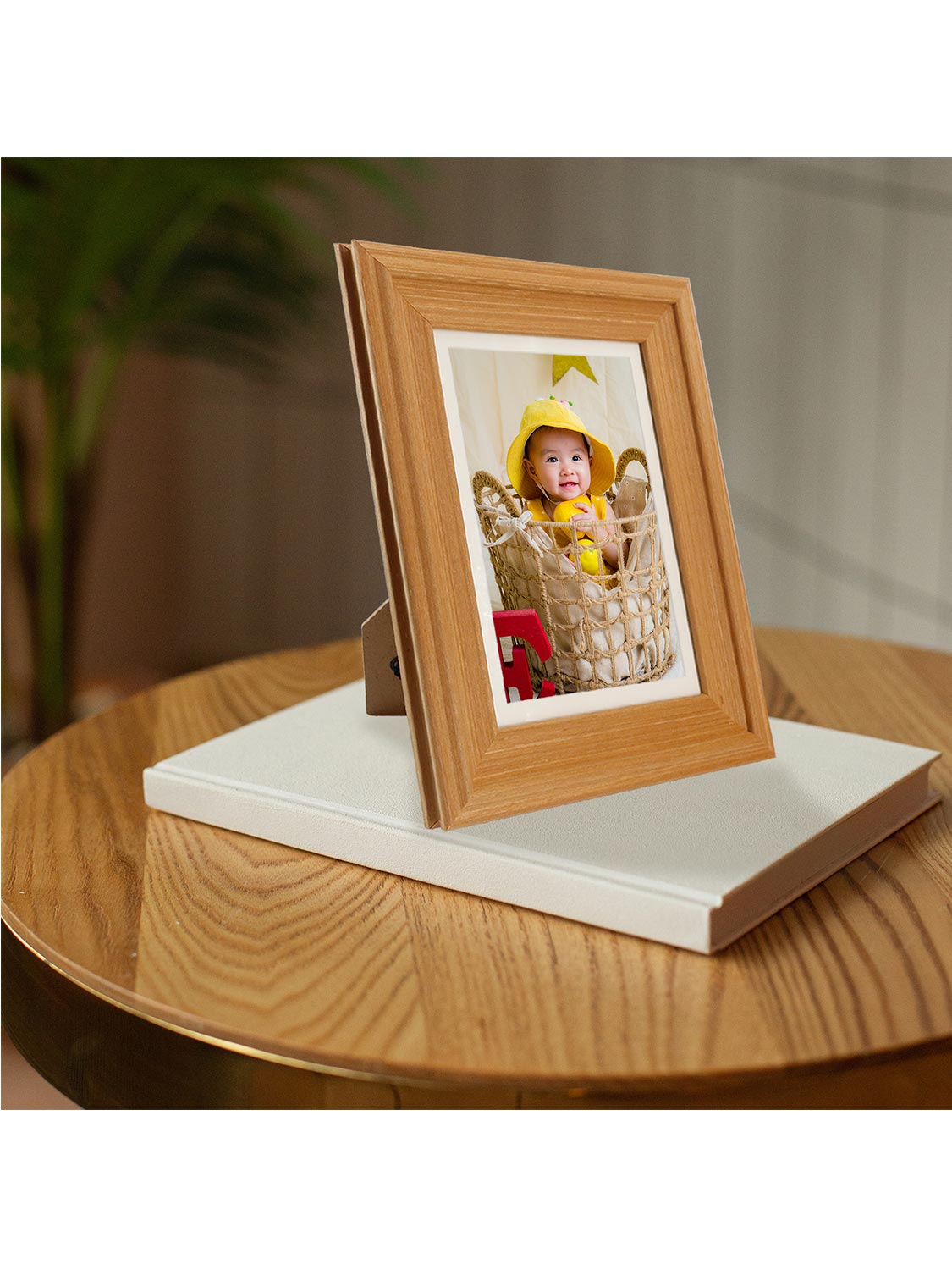 Solid Wood Picture Frame with Real Glass Set of 2 - Various Colors & Sizes Available