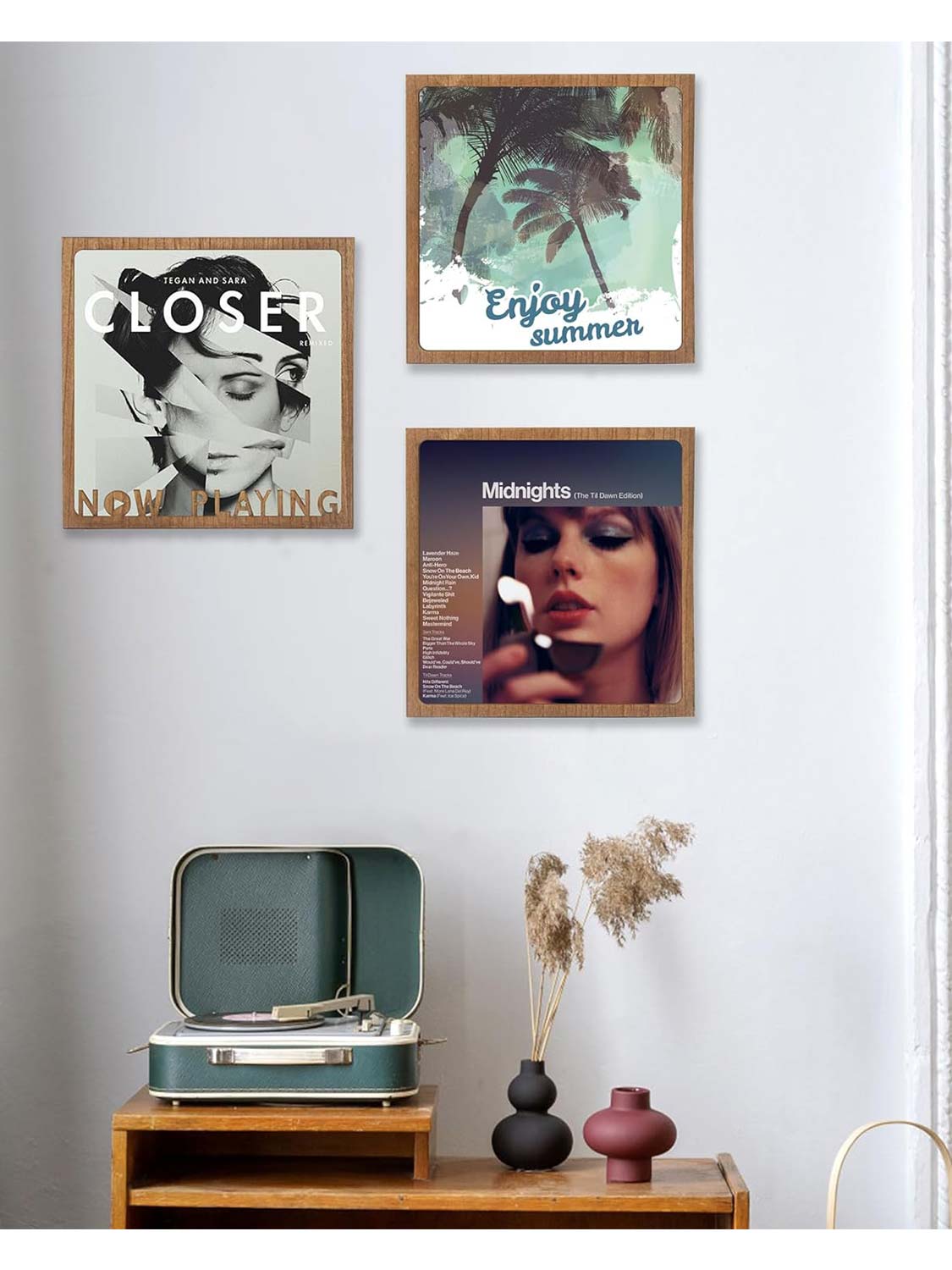 Now Playing Vinyl Record Frame for 12.5*12.5 Album Cover - 2 Colors Available