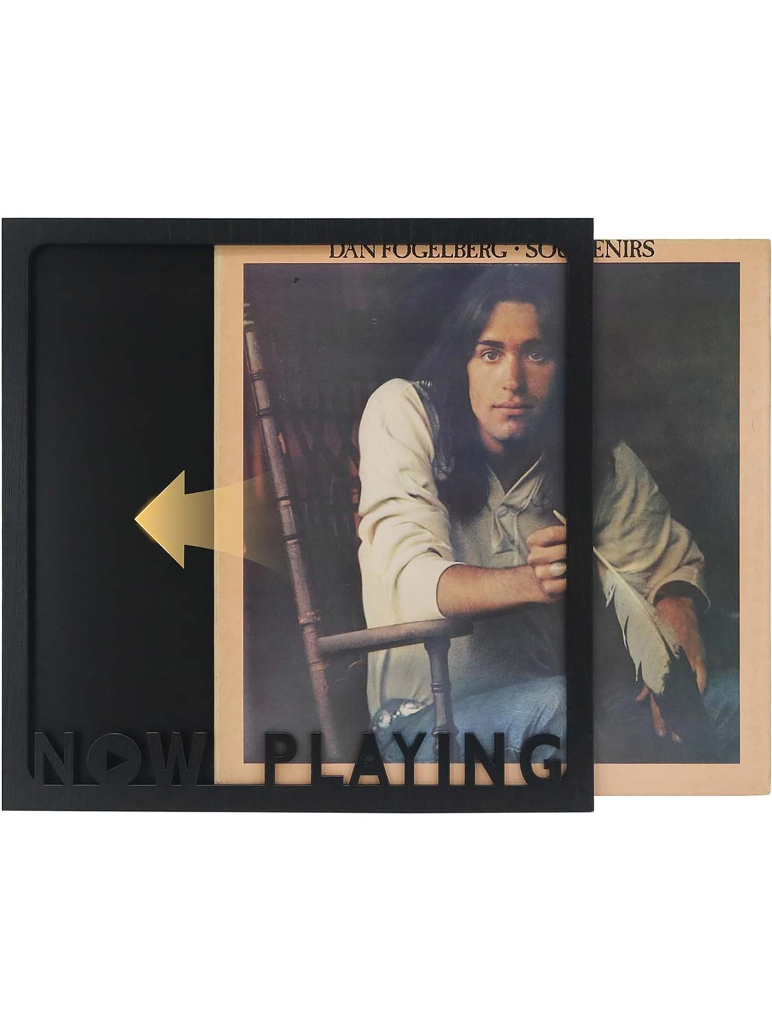 Now Playing Vinyl Record Frame for 12.5*12.5 Album Cover - 2 Colors Available