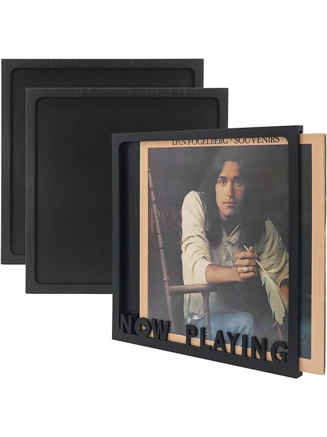 Now Playing Vinyl Record Frame for 12.5*12.5 Album Cover - 2 Colors Available